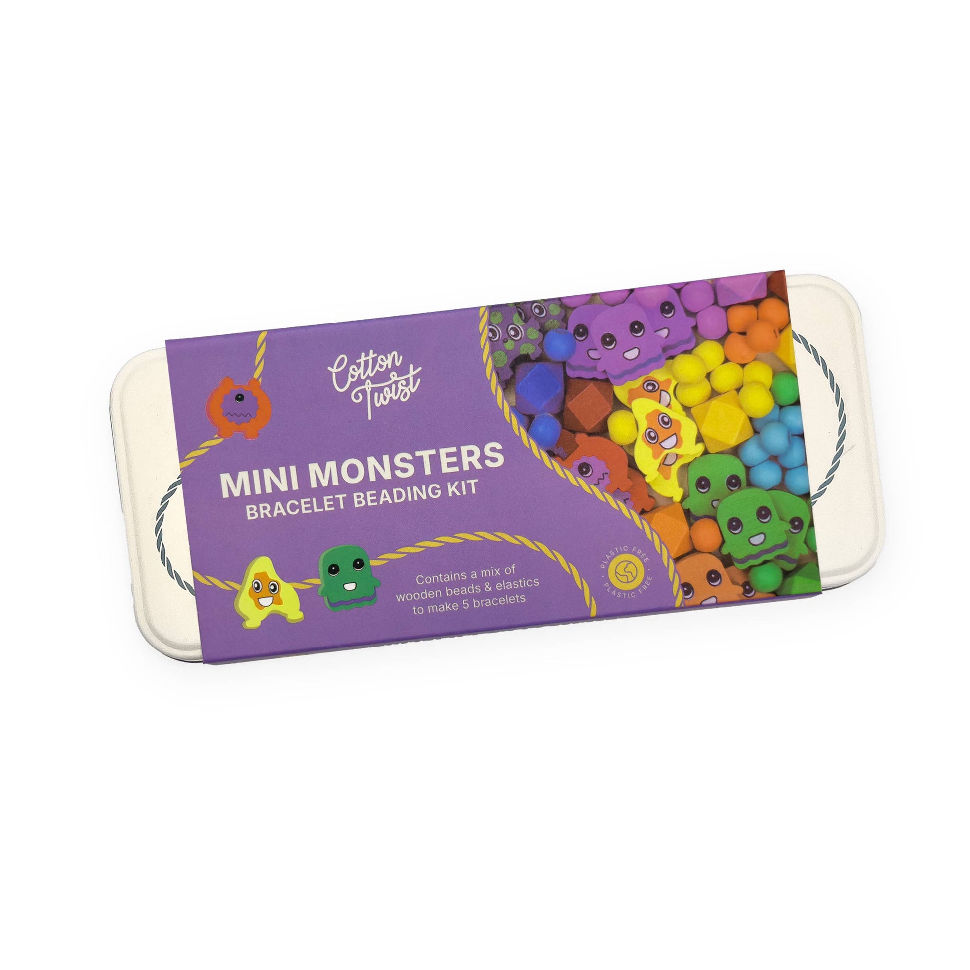Plastic-free monster themed craft activity for children