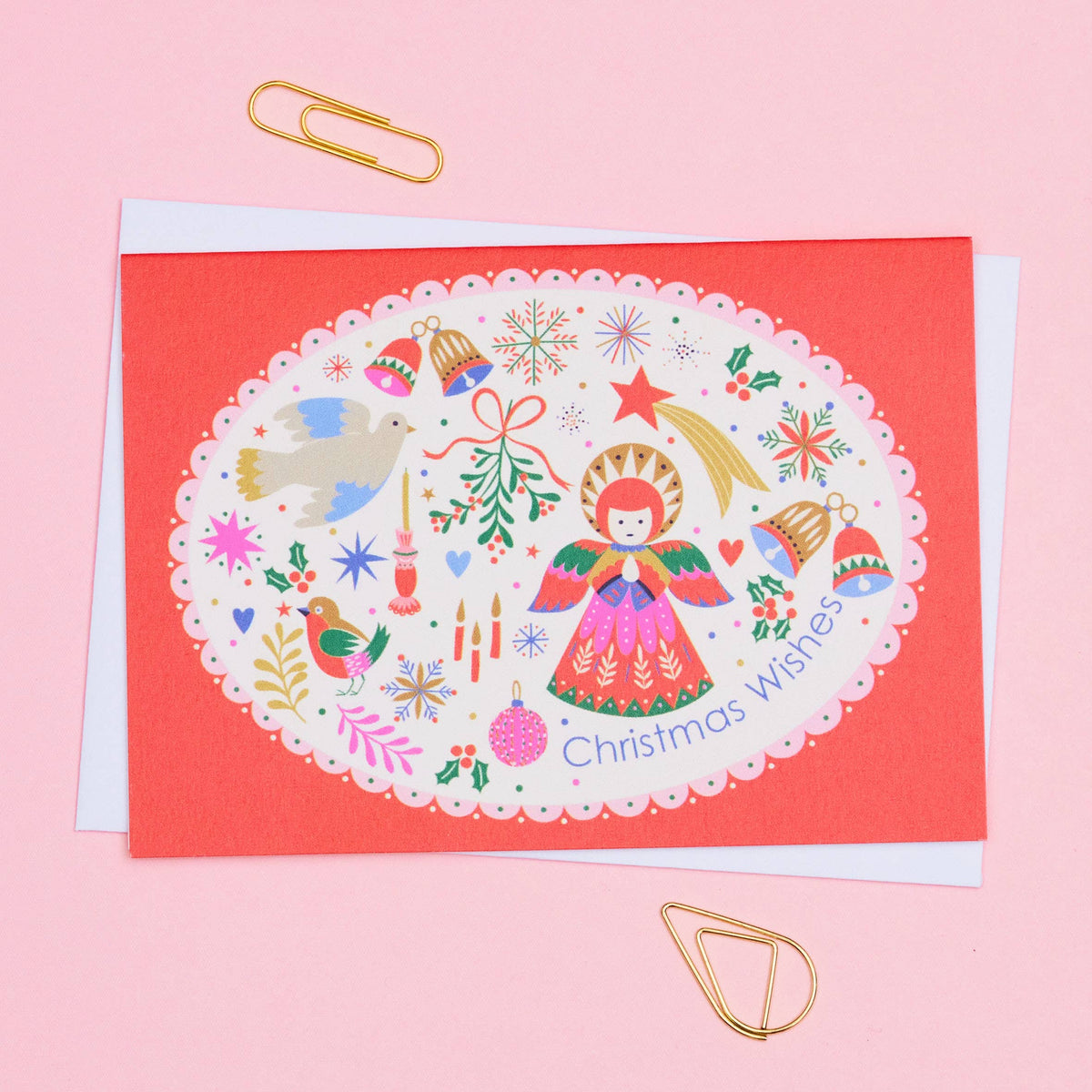 Eco-friendly plastic free Christmas stationery set made in the UK