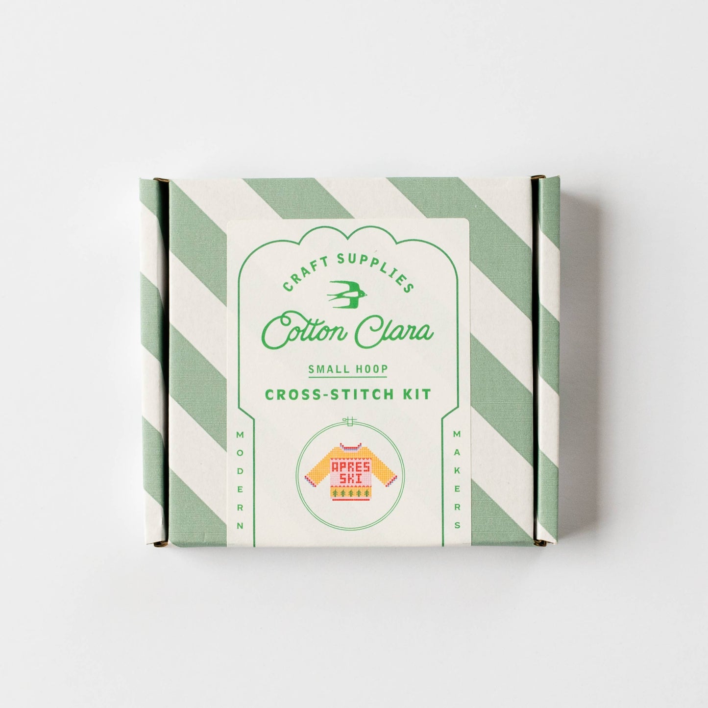 Cotton Clara Box for the Cross Stitch. Cardboard all recyclable.