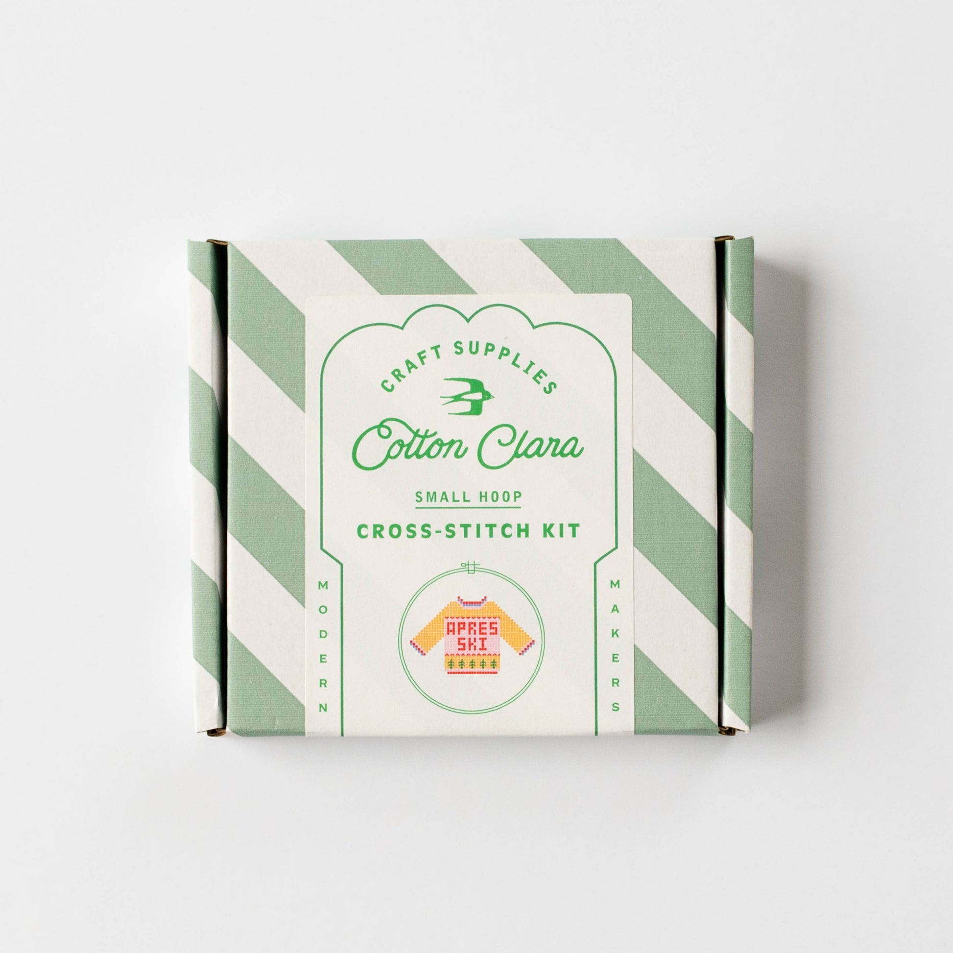 Cotton Clara Box for the Cross Stitch. Cardboard all recyclable.