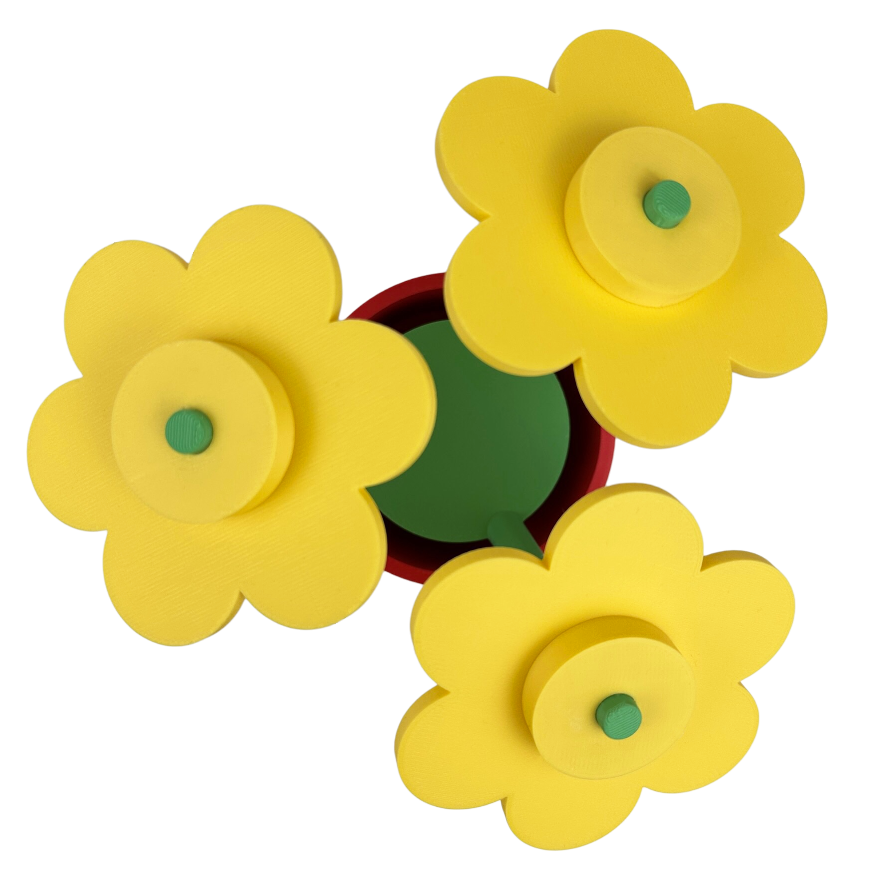 Eco-friendly colourful brick flower coaster set, recyclable packaging, B Corp certified