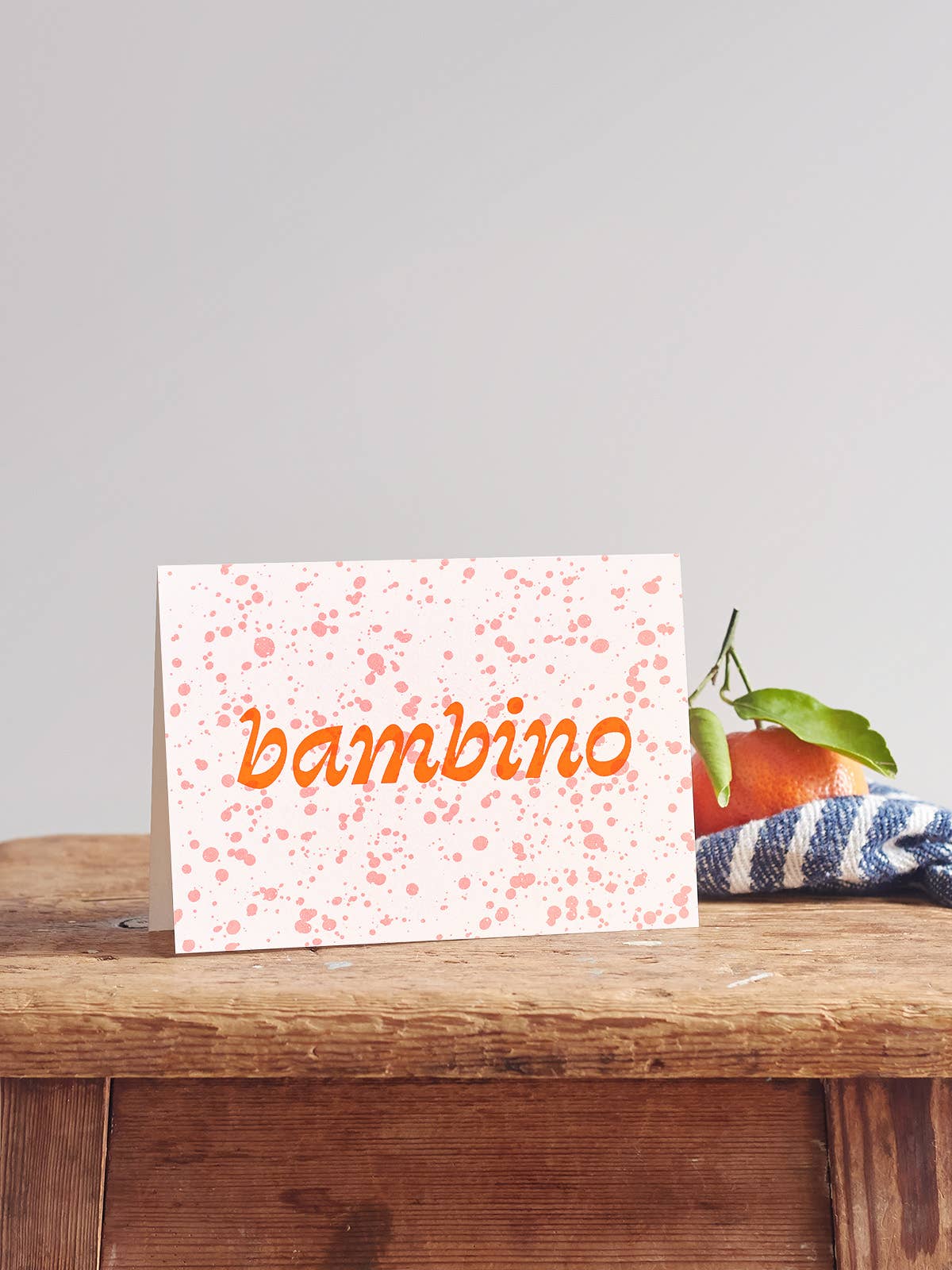 Bambino Hot Foil New Baby Card