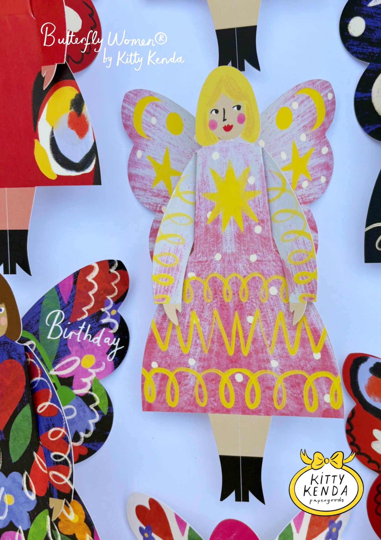 Sustainably sourced 3D sitting card detail
