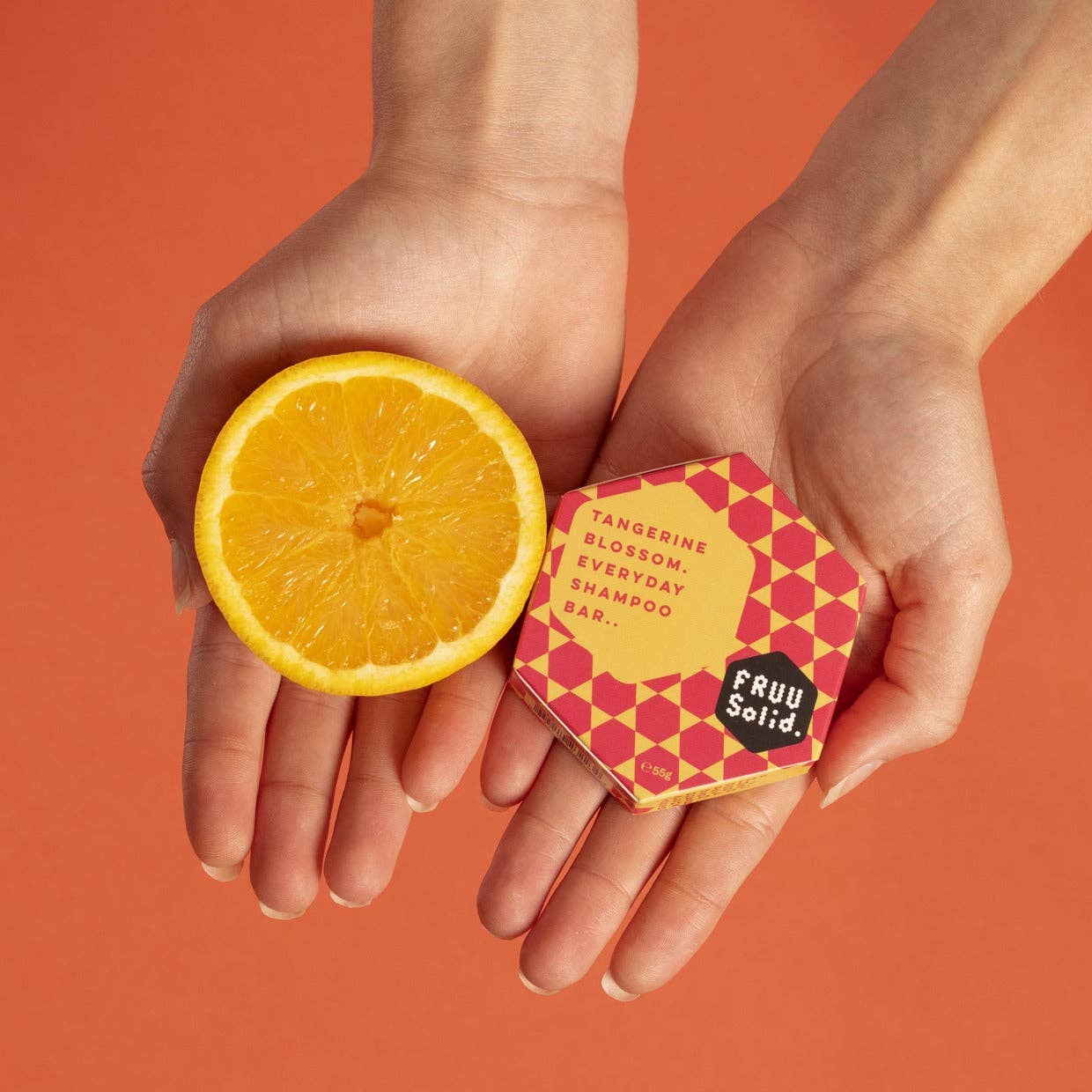FRUU Tangerine Blossom Everyday Shampoo Bar eco-friendly packaging