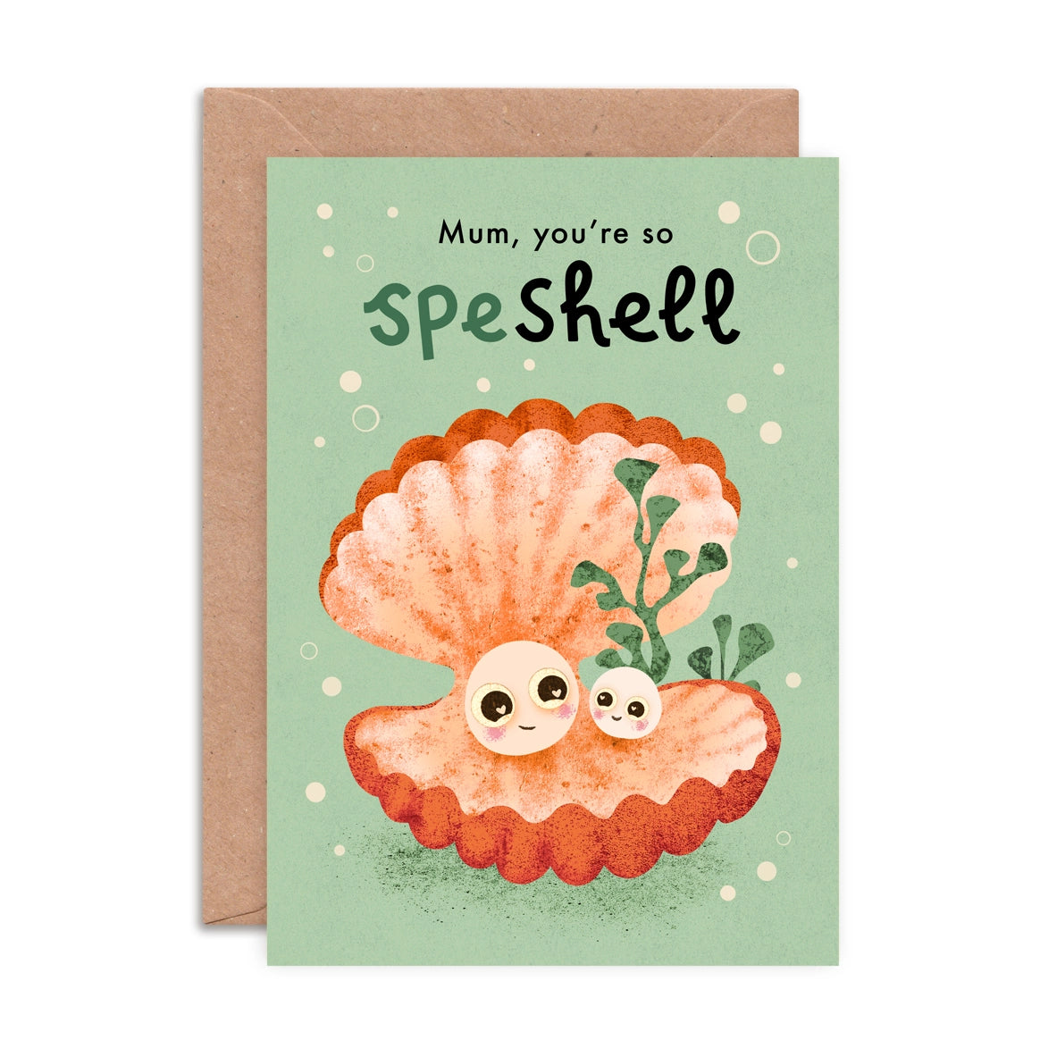 Spe-Shell Mother's Day Card | Funny Shell Mum Greeting Card