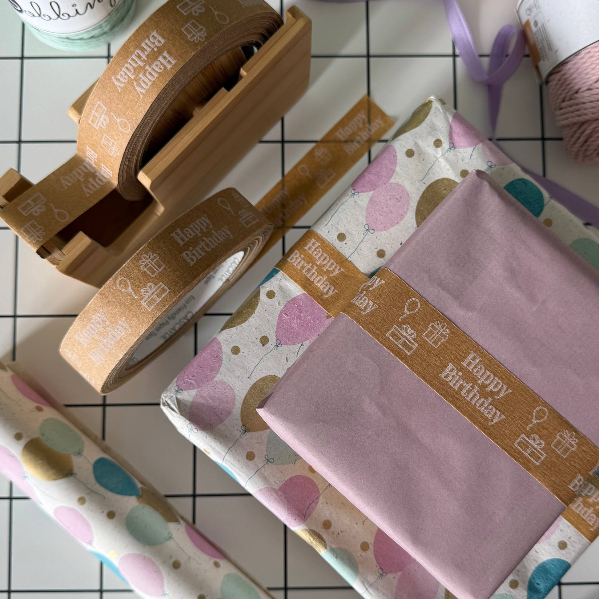Plastic-free tape for eco-conscious packaging