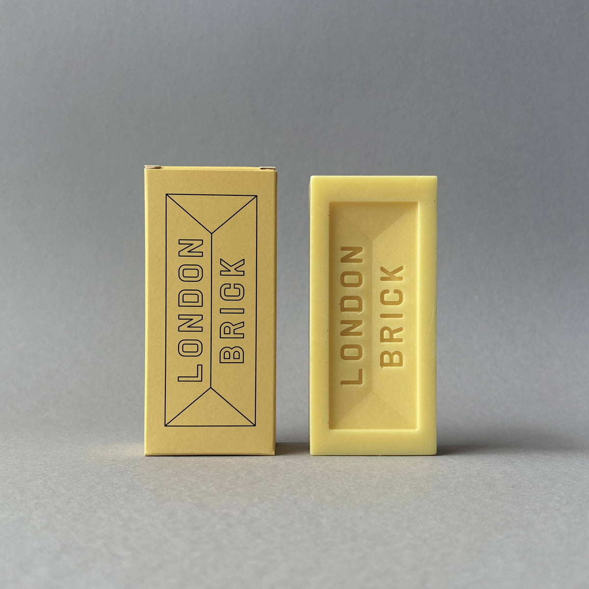 Sustainable yellow clay-coloured Honey Buff London brick soap