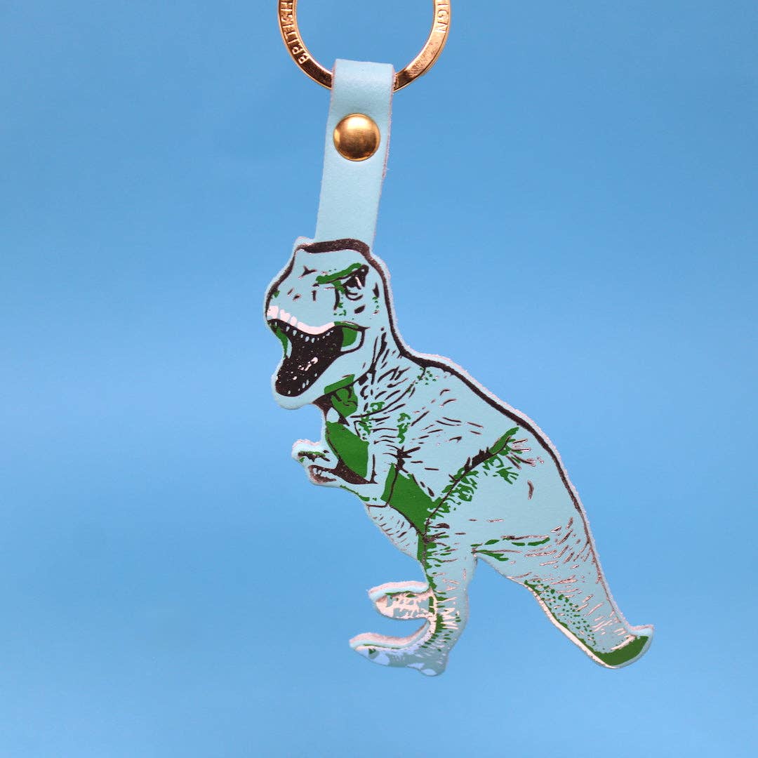 T-Rex Leather Keyring | Ark Colour Design