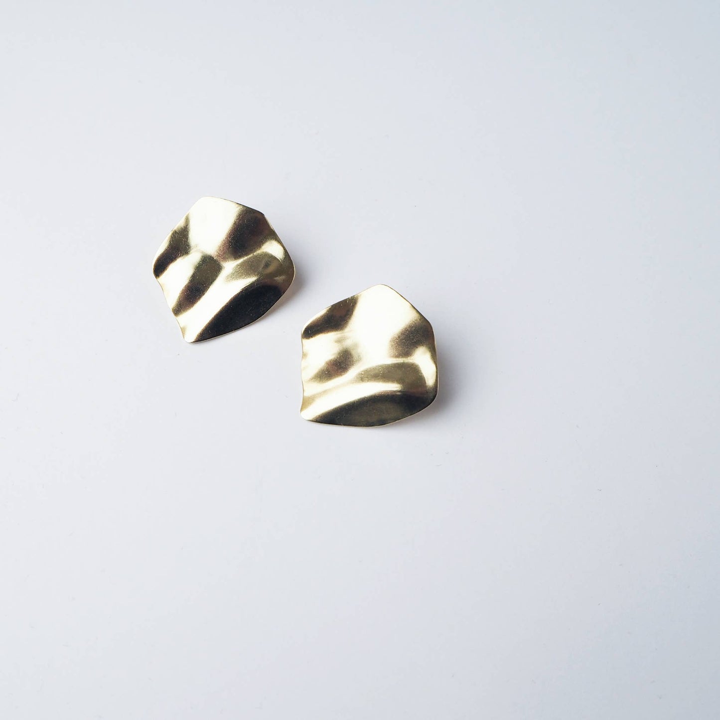 Sustainably sourced gift packaging for gold statement studs