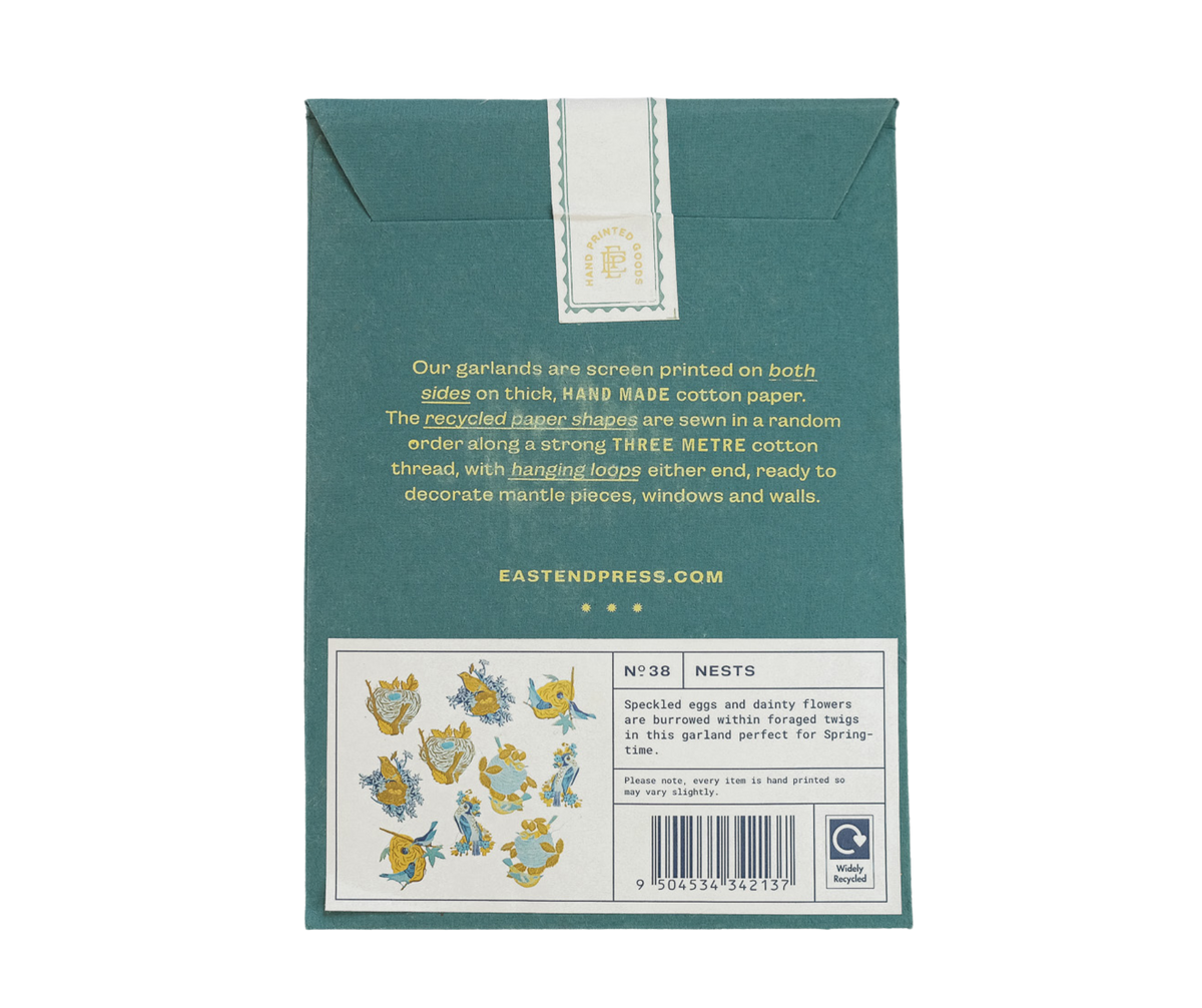 Nests Sewn Garland packaging or full view