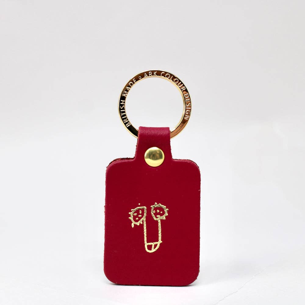 Playful Willy Leather Key Fob | Ark Colour Design