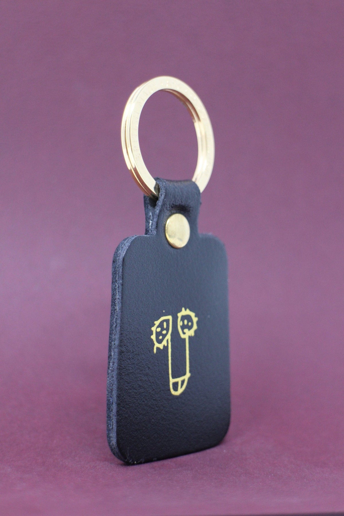Playful Willy Leather Key Fob | Ark Colour Design
