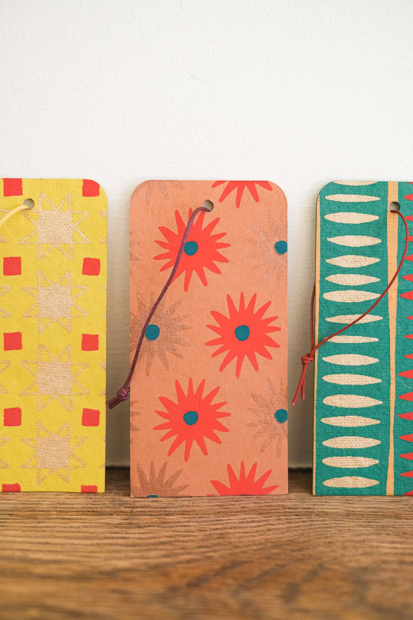 Hand screen printed Christmas Gift Tags by East End Press, recycled cotton paper, assorted festive designs