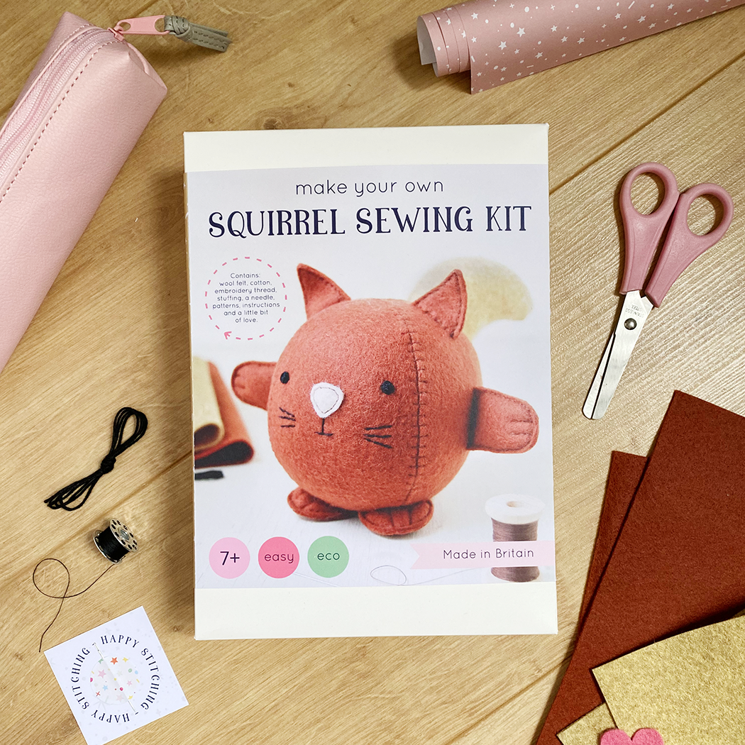 Make Your Own Squirrel Felt Craft Kit