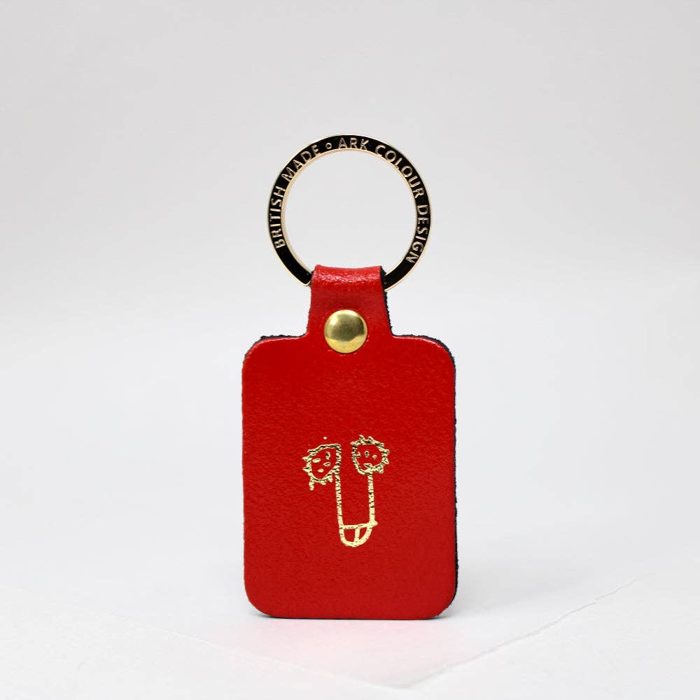 Playful Willy Leather Key Fob | Ark Colour Design