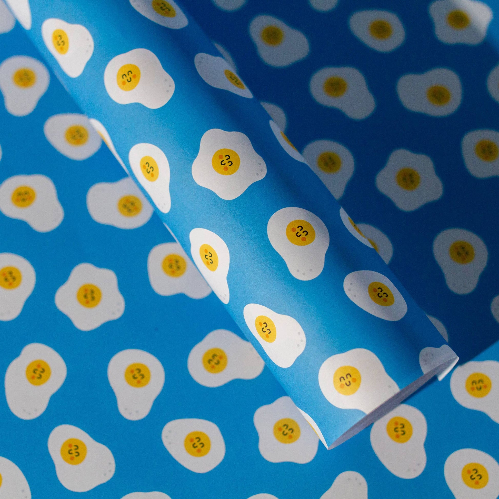 Sustainably sourced egg wrapping paper rolled