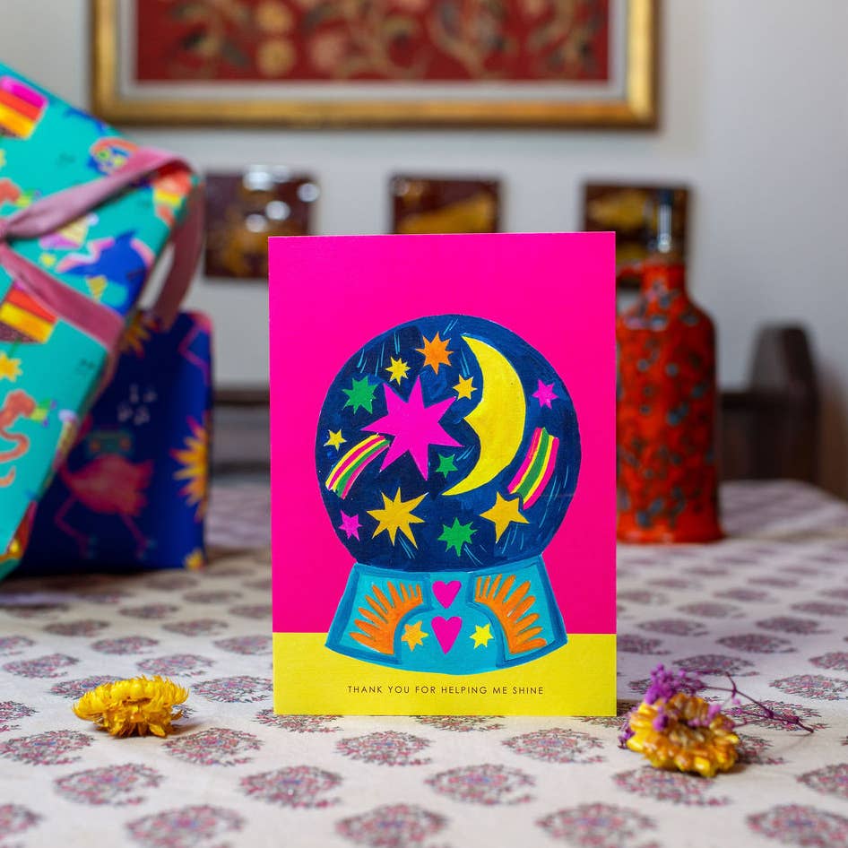Eco-friendly thank you card for teachers made in the UK