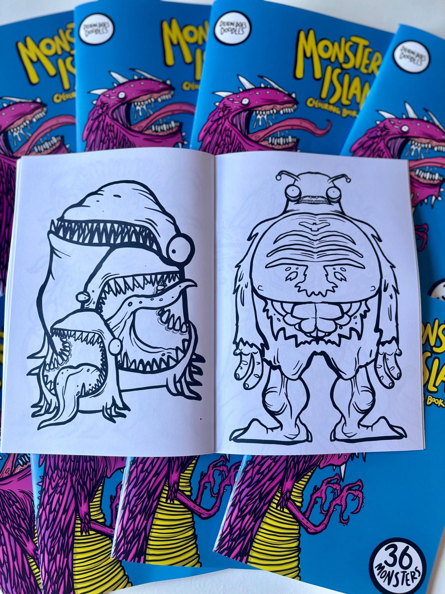 Monster Island Colouring Book