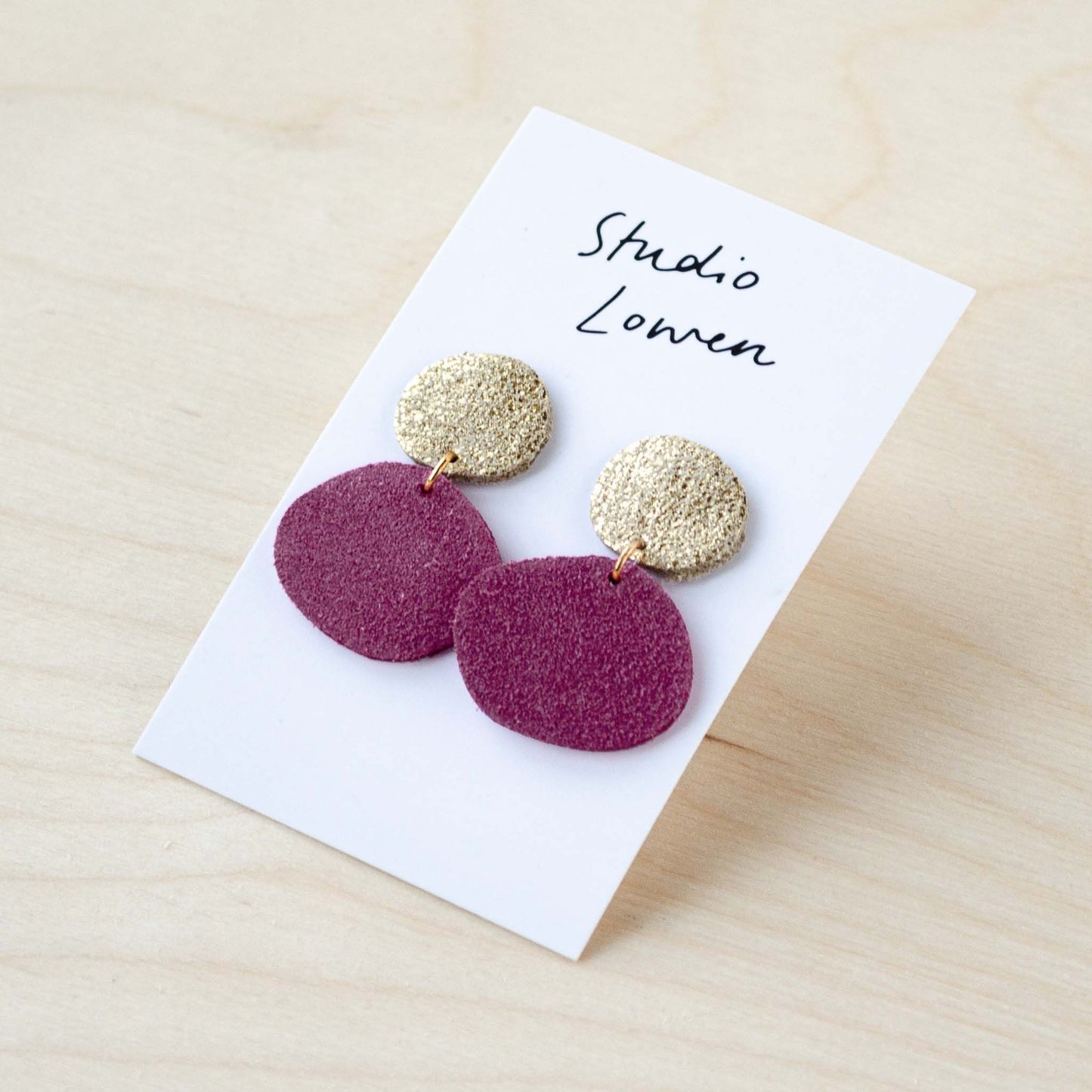 Bili Pop Suede Earrings