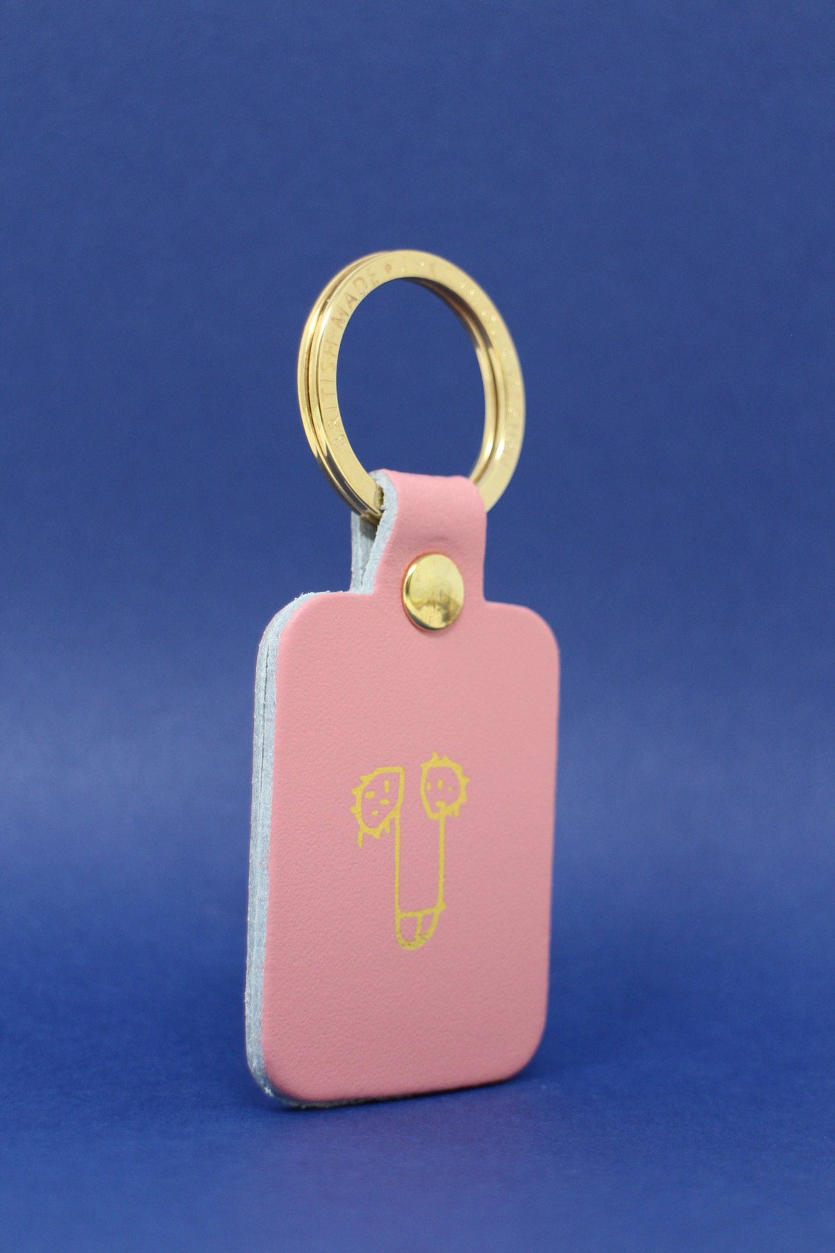 Playful Willy Leather Key Fob | Ark Colour Design