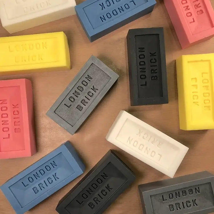 Eco-friendly London brick soap with natural honey and lemon oil