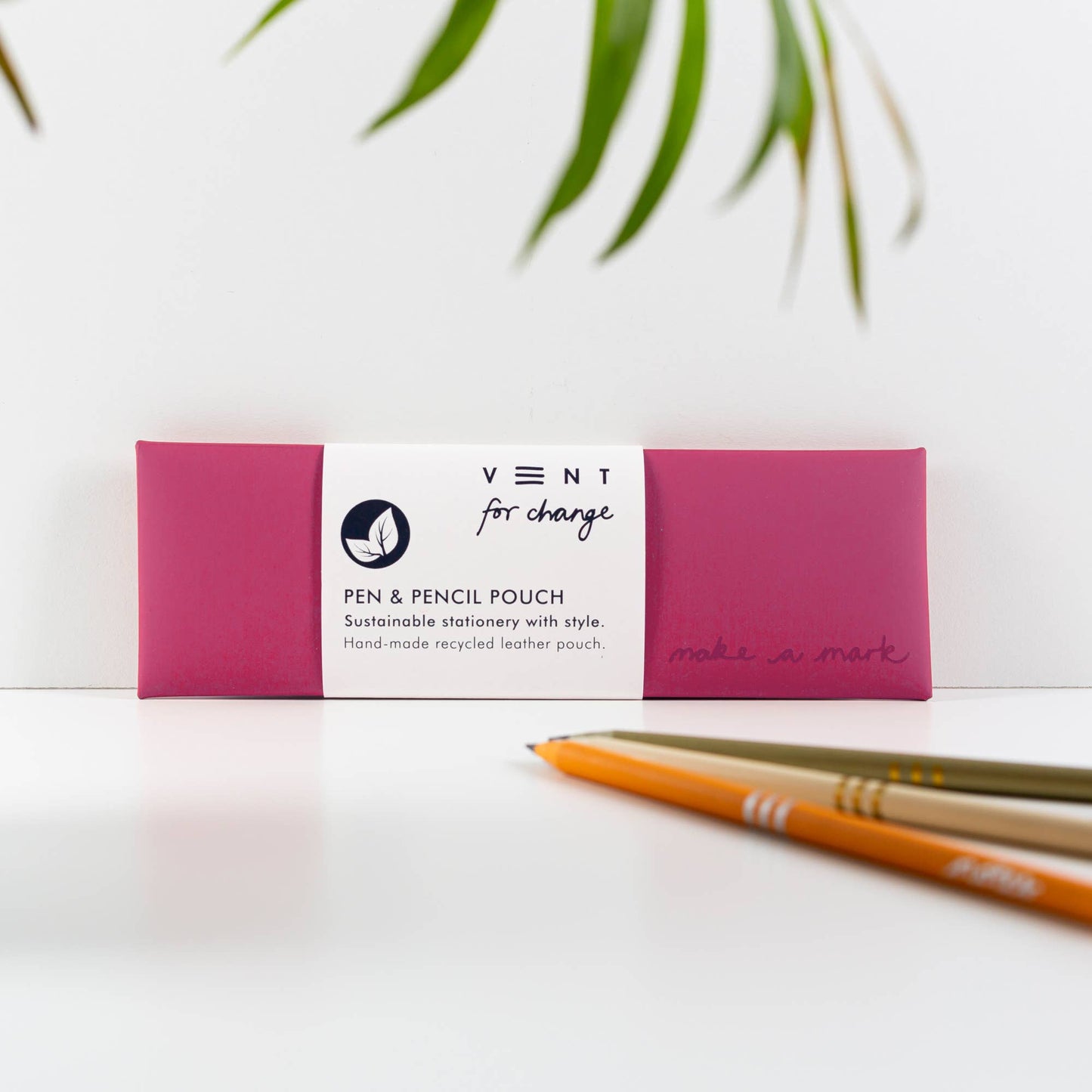 Recycled Leather Pen / Pencil Pouches