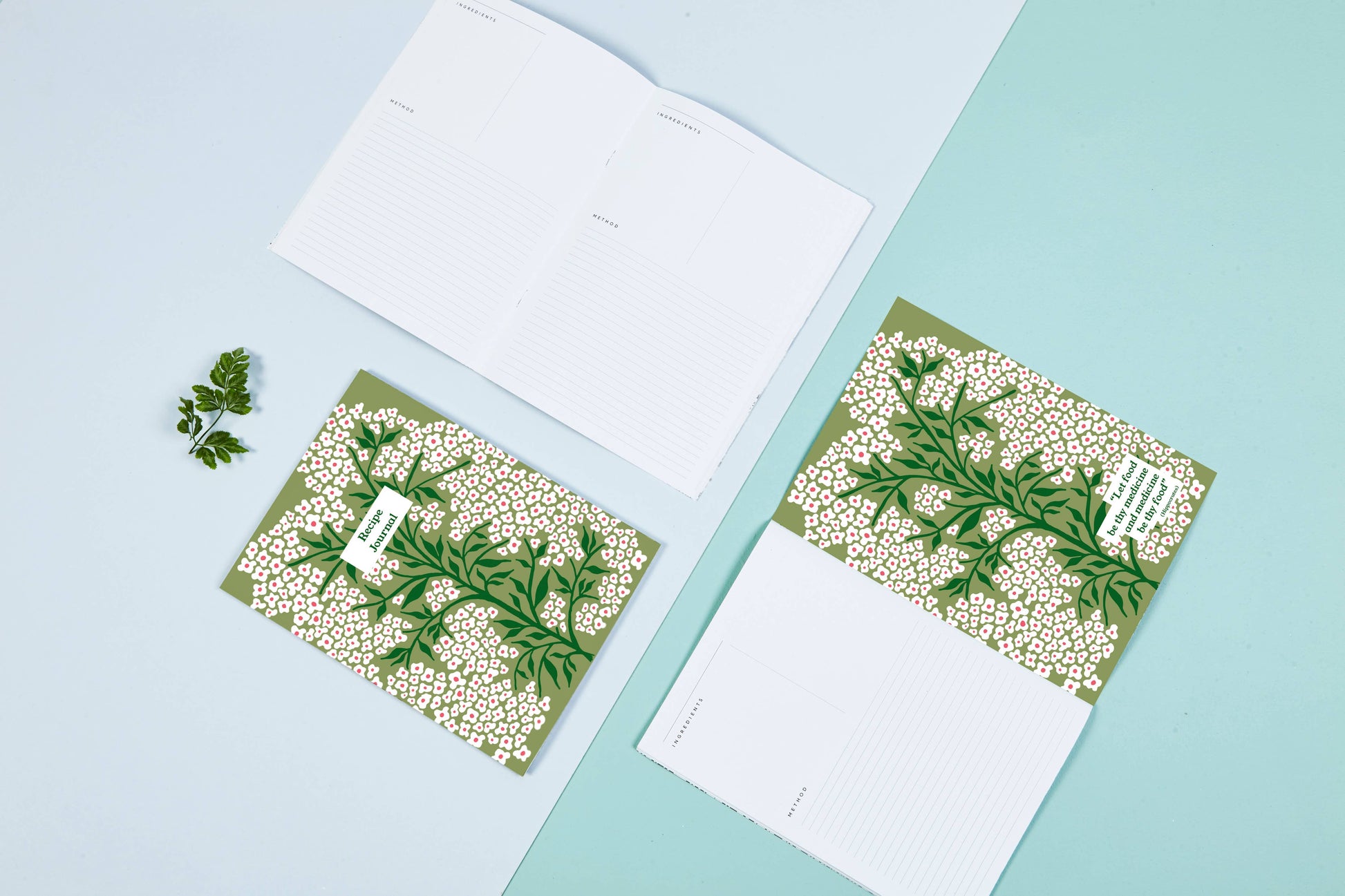 Pages are designed to layout ingredients and method as well as space to draw pictures, staple photos etc. Also includes a namesake page and handy weights and measurements page at the back. Supplied with Bookmark.