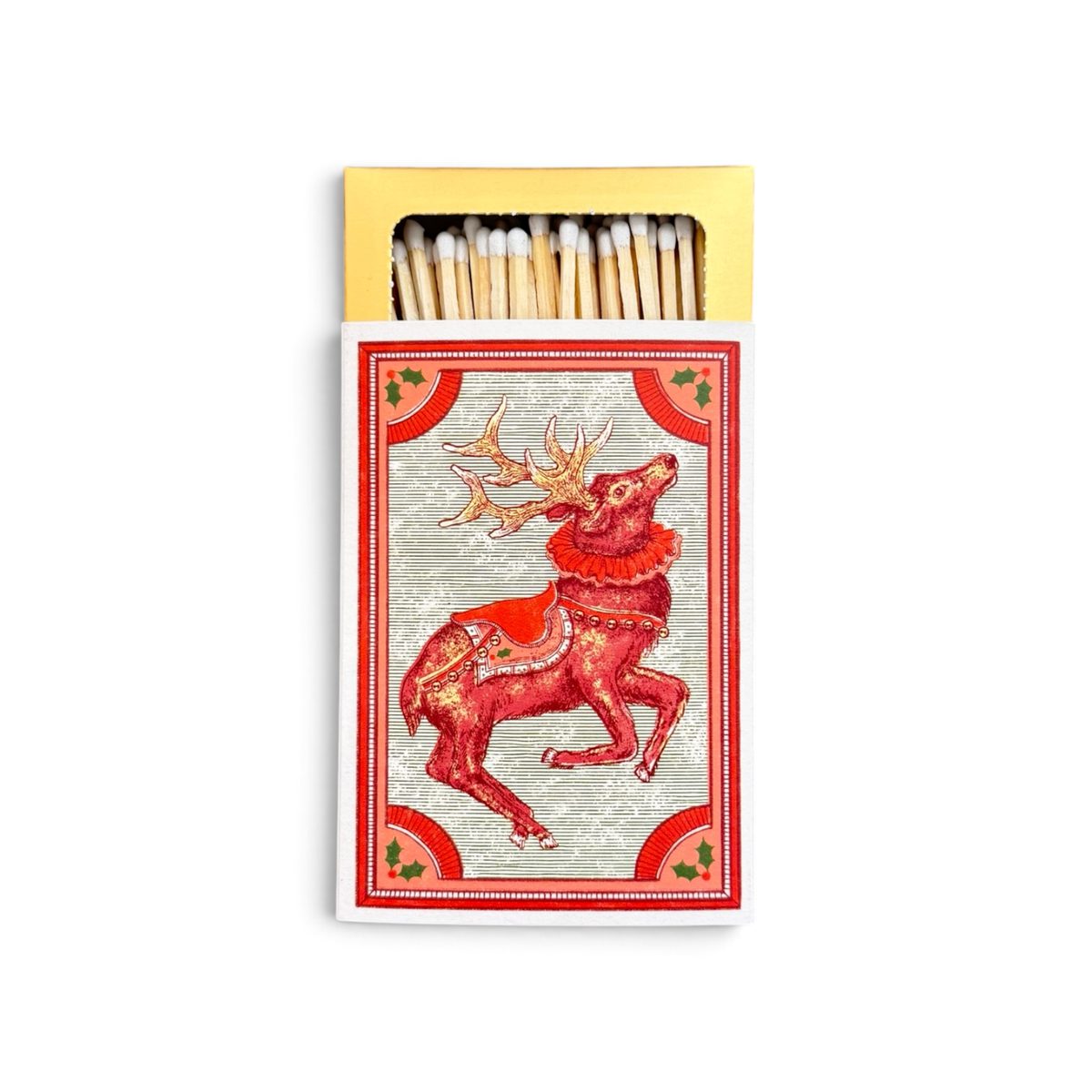 Magical Reindeer luxury matchbox with extra long matches