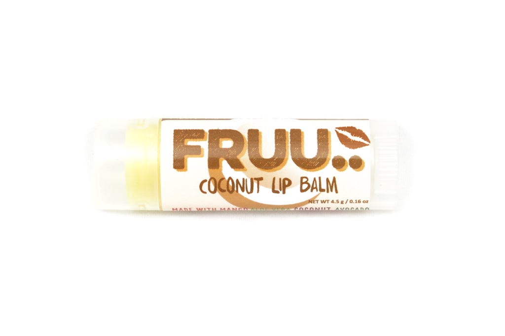Natural ingredients of FRUU Coconut Lip Balm