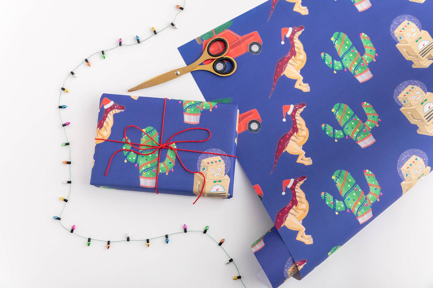Sustainably sourced paper gift wrap rolls