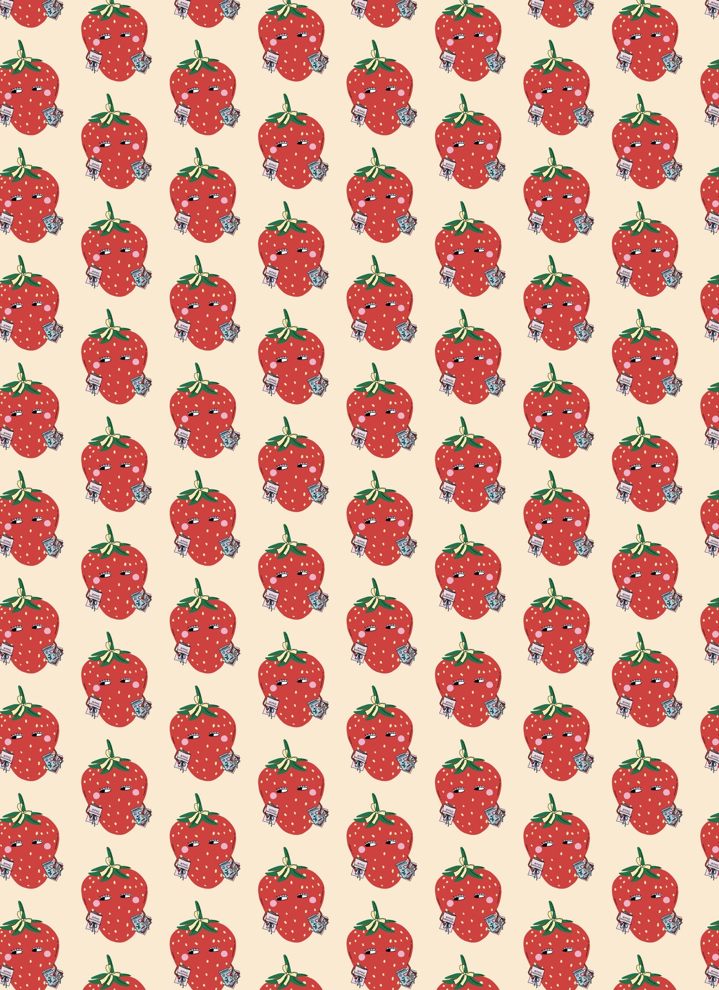 Gift Wrap- Strawberry Girly
