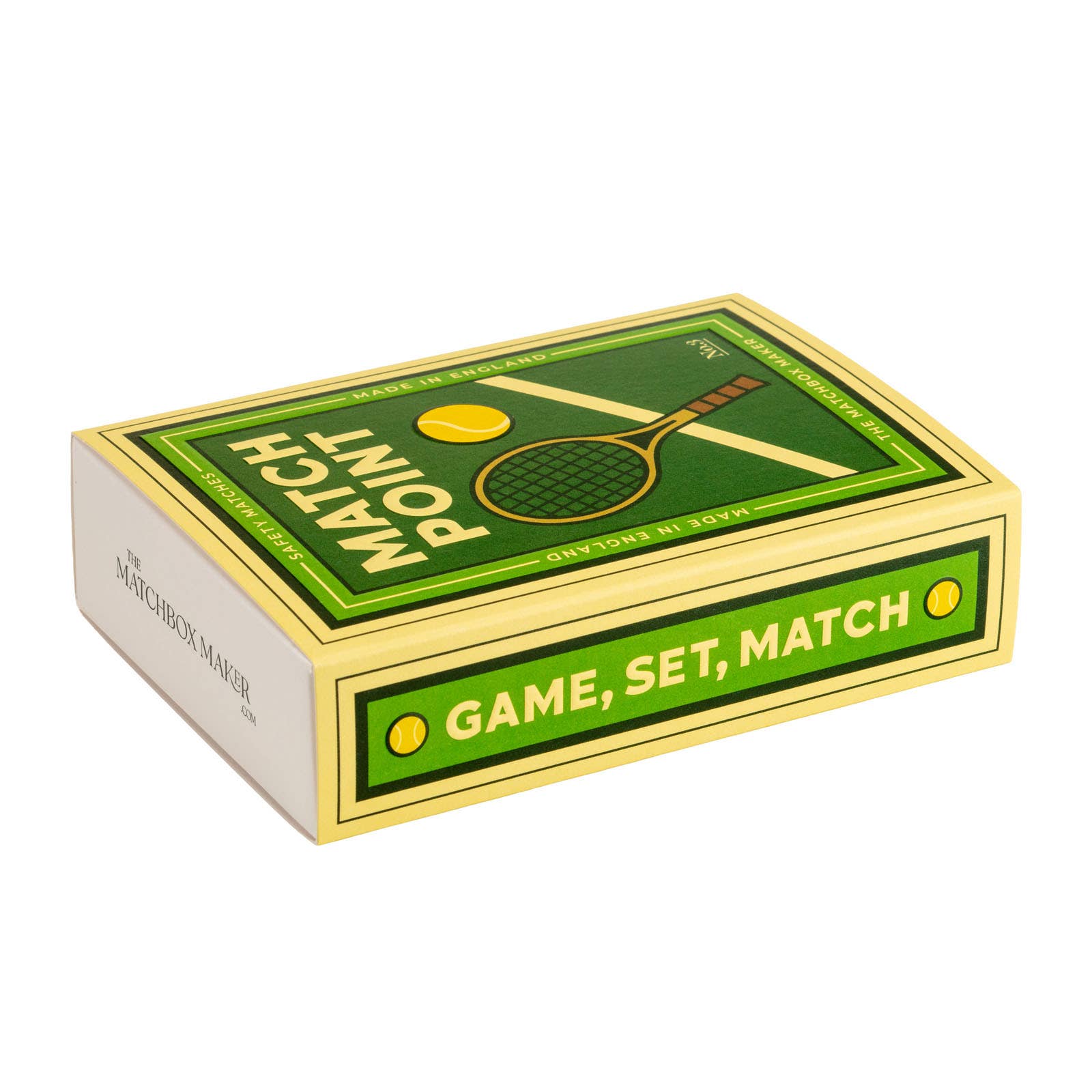 Game Set Match luxury matches box packaging