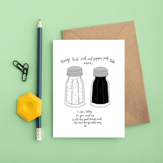 Salt n Pepa Greeting Card Funny Friendship Card