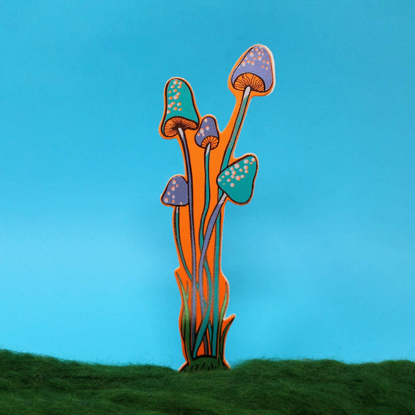 Artisan leather bookmark designed in Cambridge