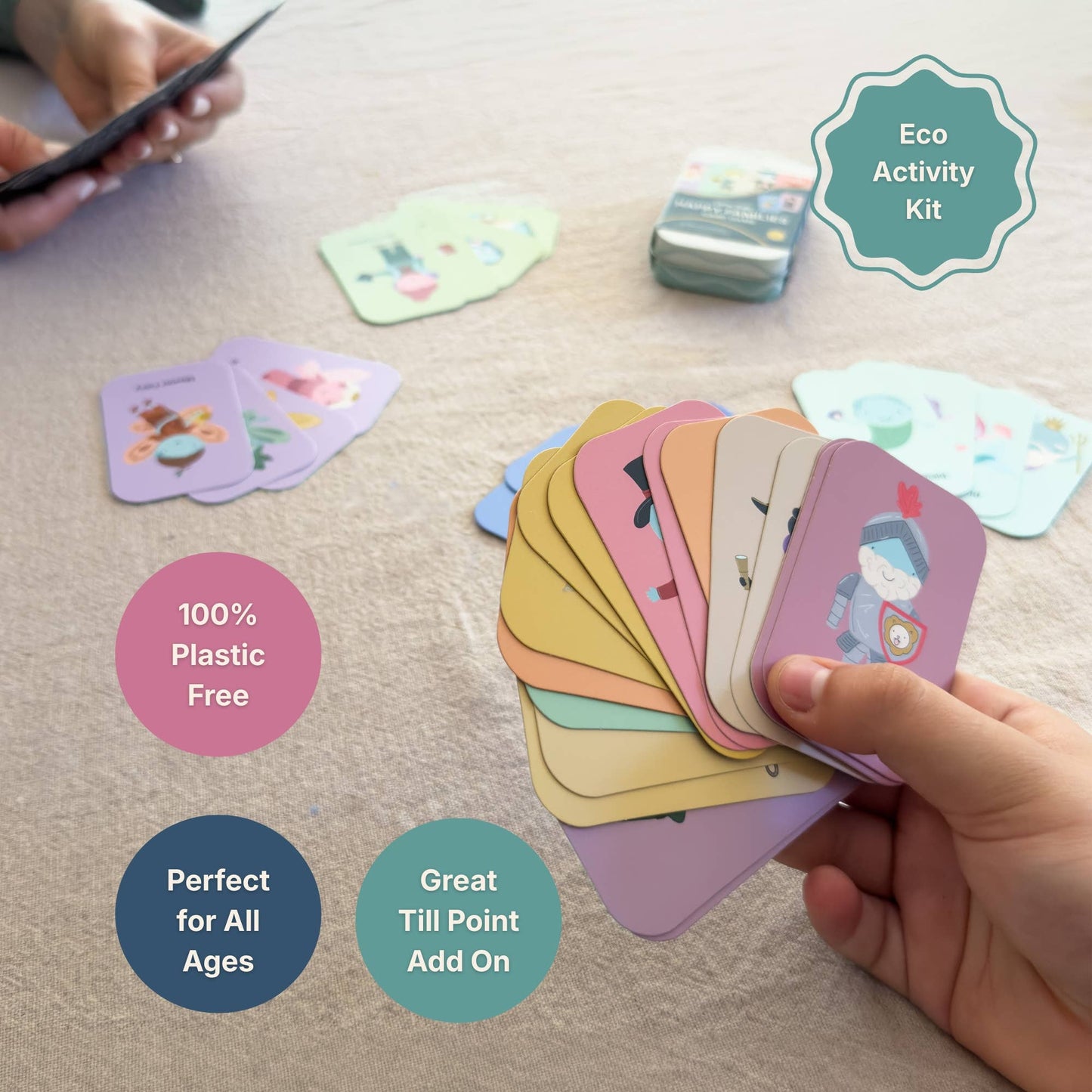 Enchanted Happy Families card game illustrated cards