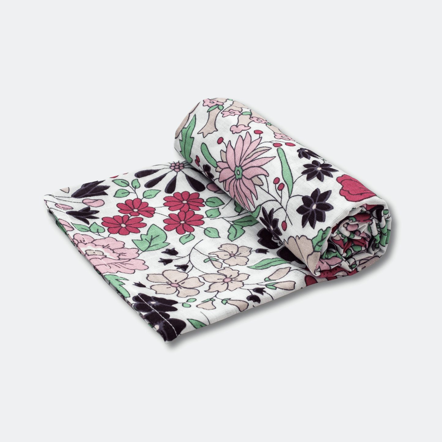 Etta Loves x Liberty XL muslin swaddle in vibrant wildflower Liberty print