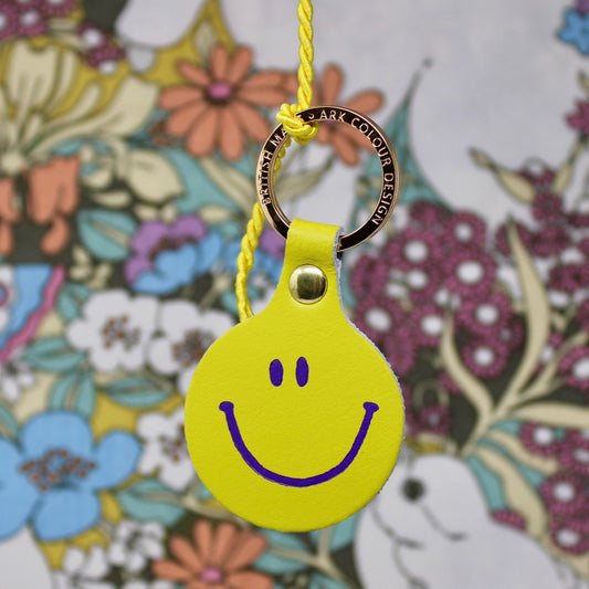 Feeling Lush Smiley Face Key Fob