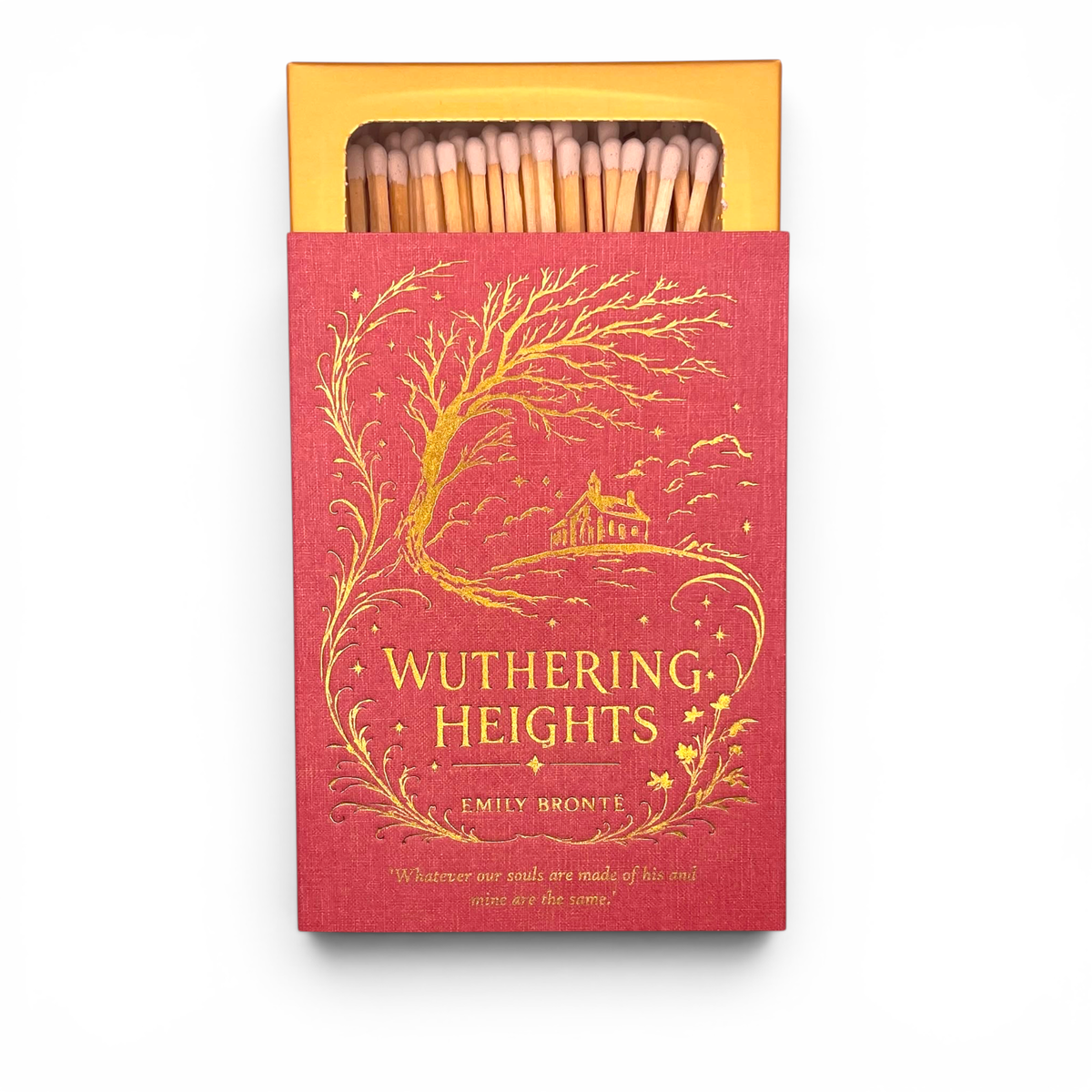 Wuthering Heights luxury matchbox with extra long matches