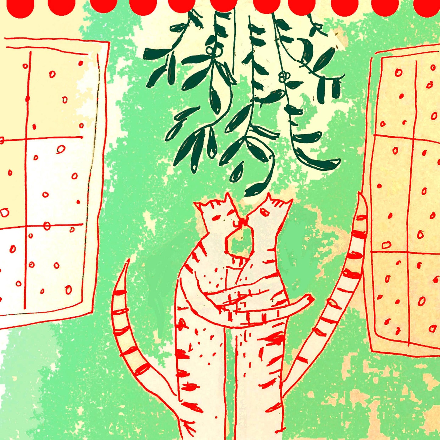 A3 Advent Calendar illustrated by Wini Tapp with 25 woodland Christmas vignettes, hanging ribbon and padded protection