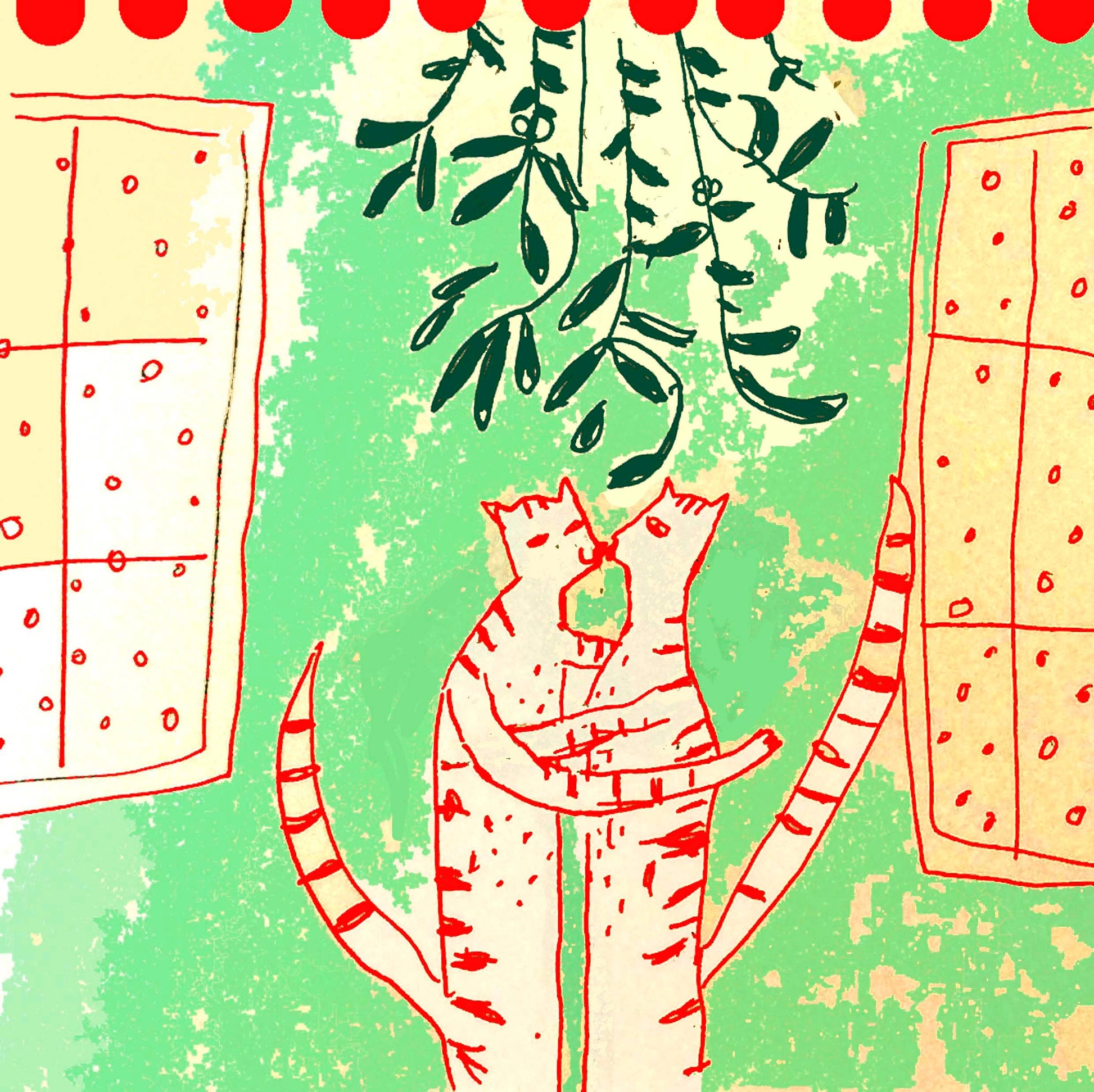 A3 Advent Calendar illustrated by Wini Tapp with 25 woodland Christmas vignettes, hanging ribbon and padded protection
