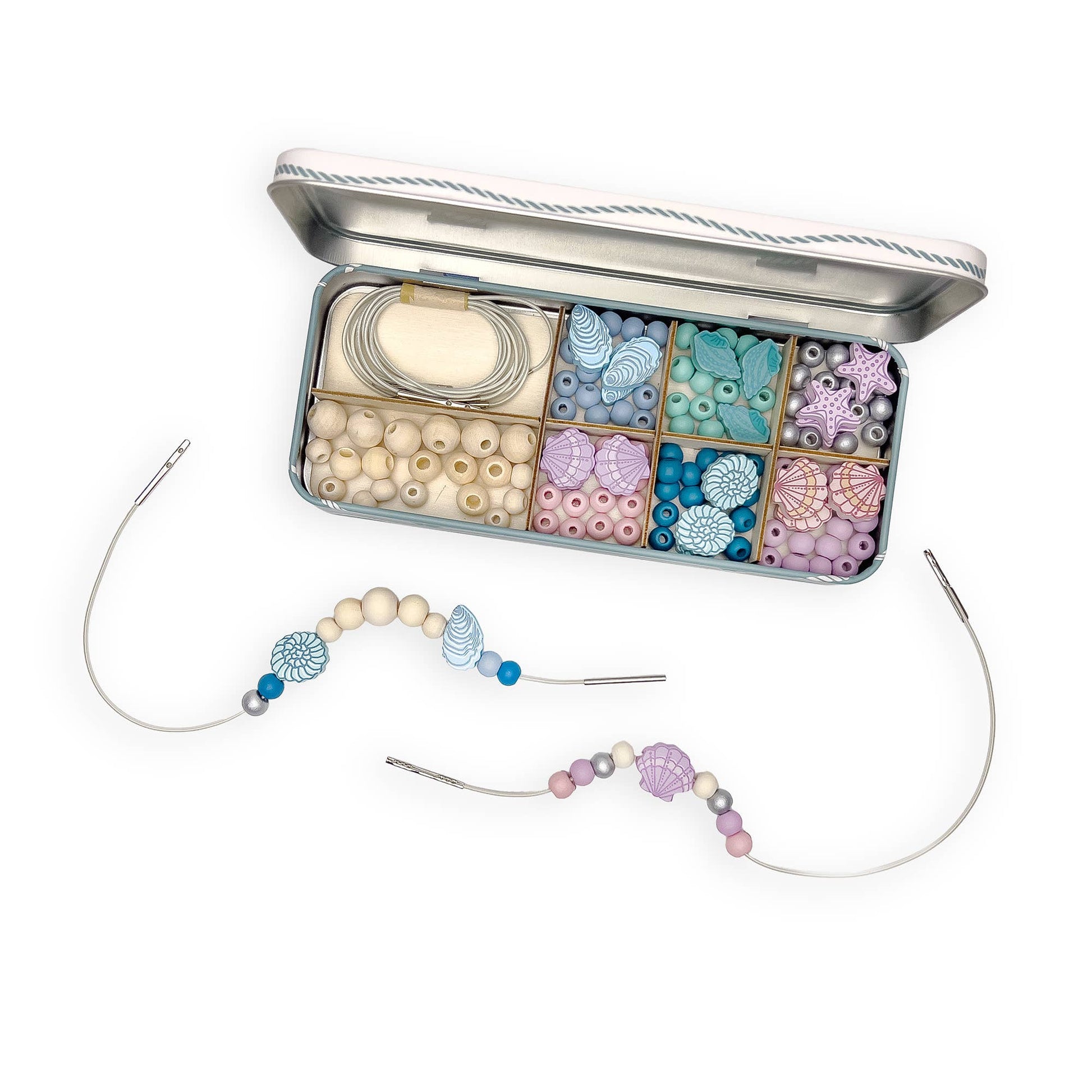 Children's ocean-themed jewellery making set