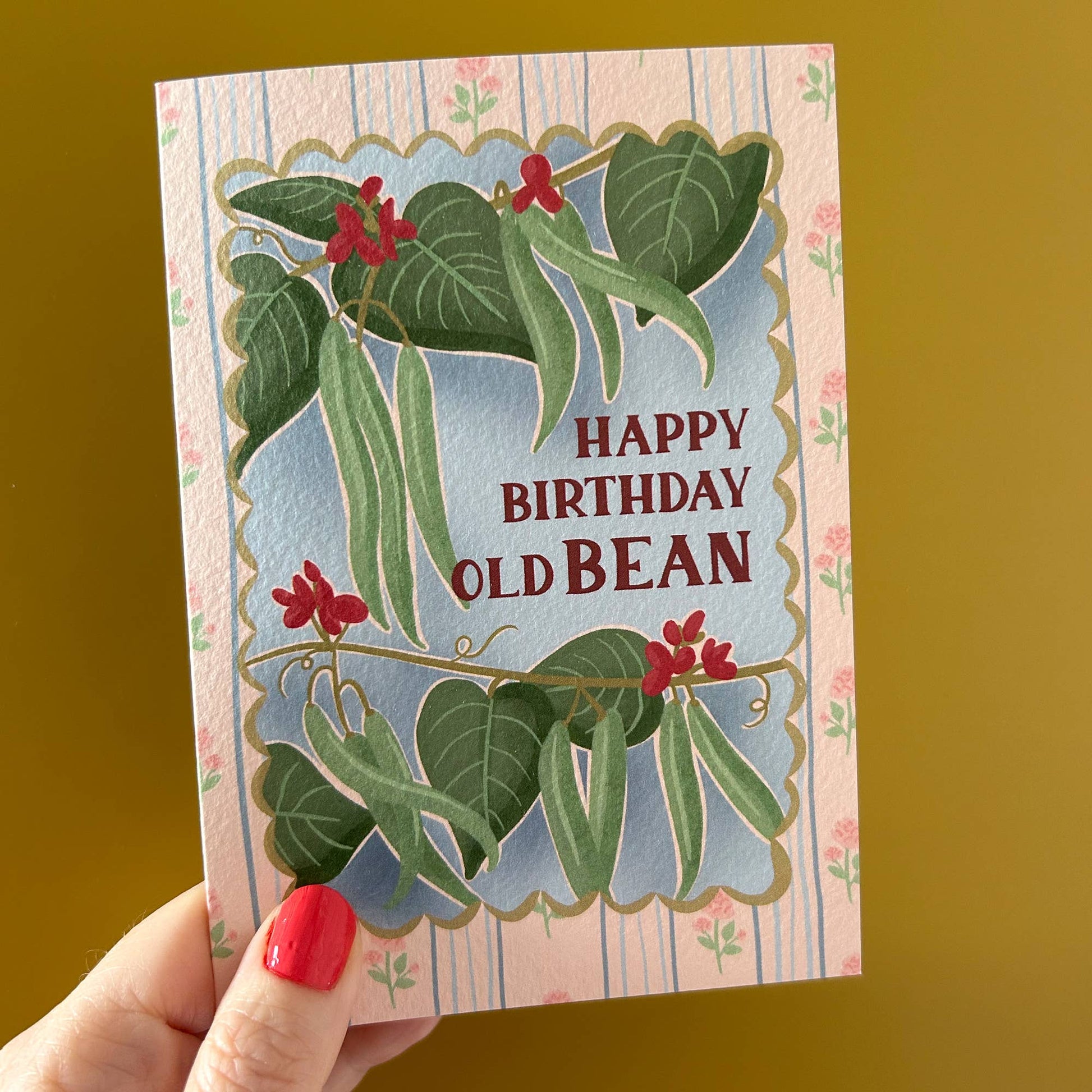 Cottage Garden range birthday card for allotment enthusiasts