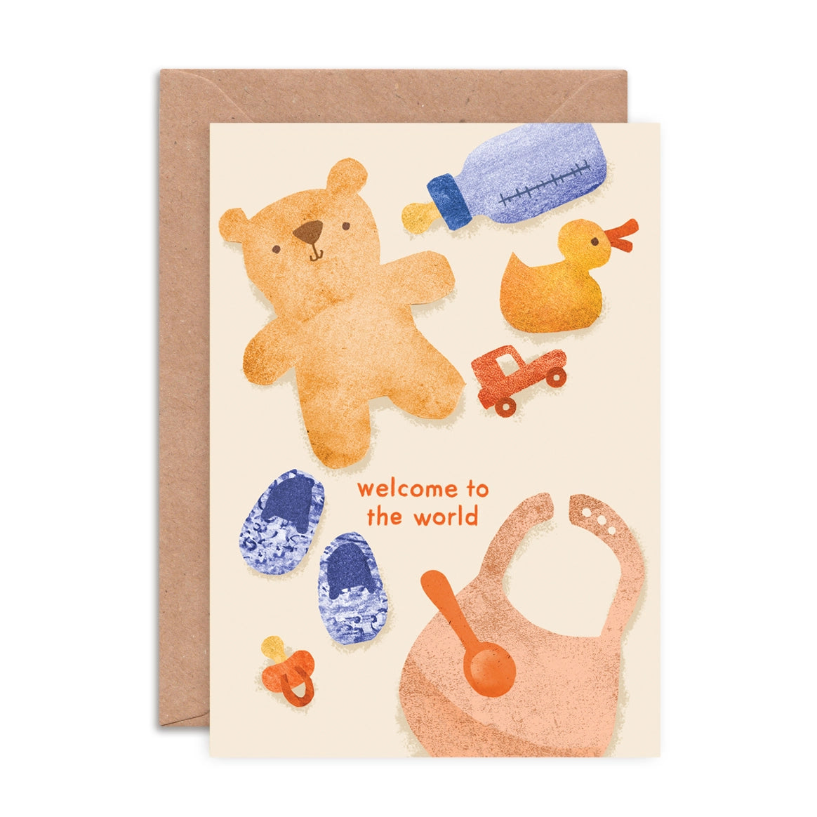 Welcome To the World New Baby Card | Teddy Bear Greeting