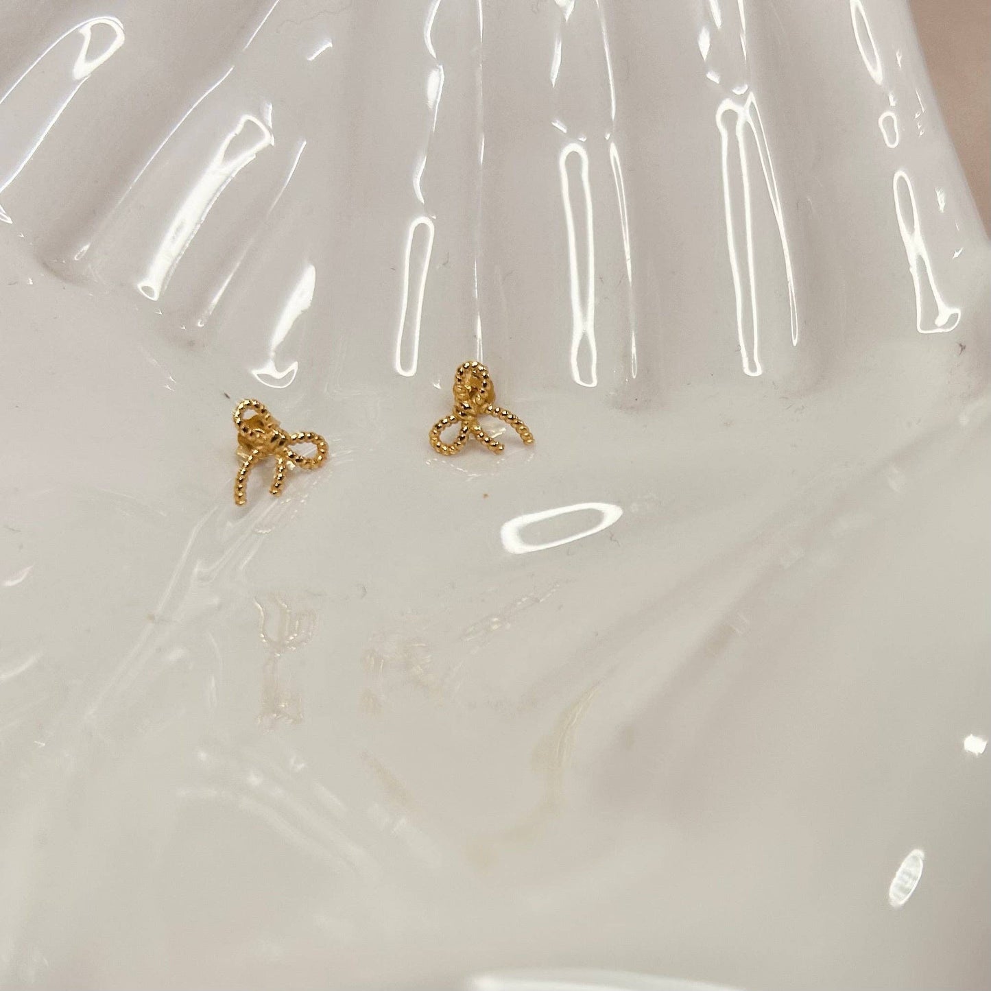 Eco-friendly Gift Boxed Ribbon Bow Jewellery