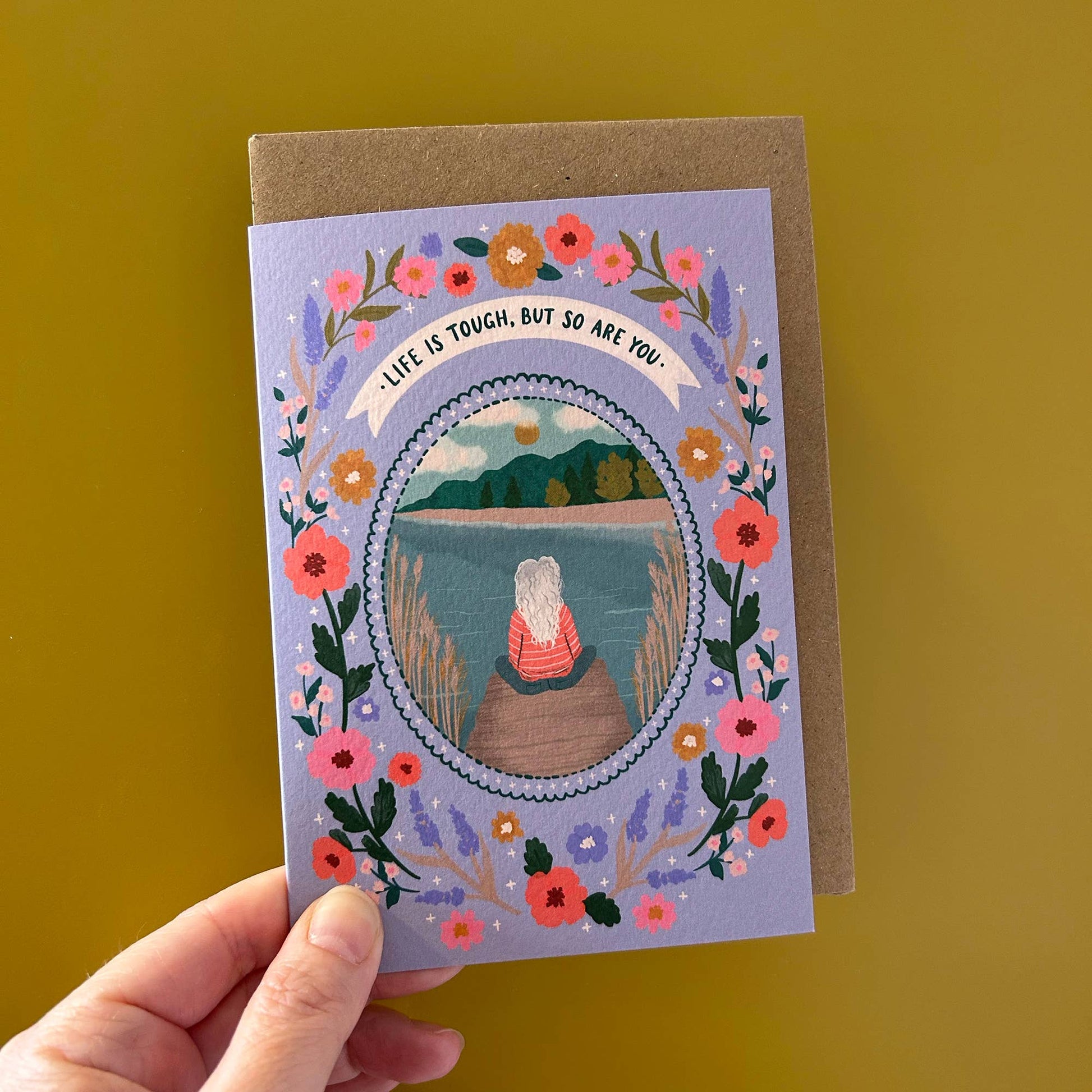 Close up of Wild Women range illustration card