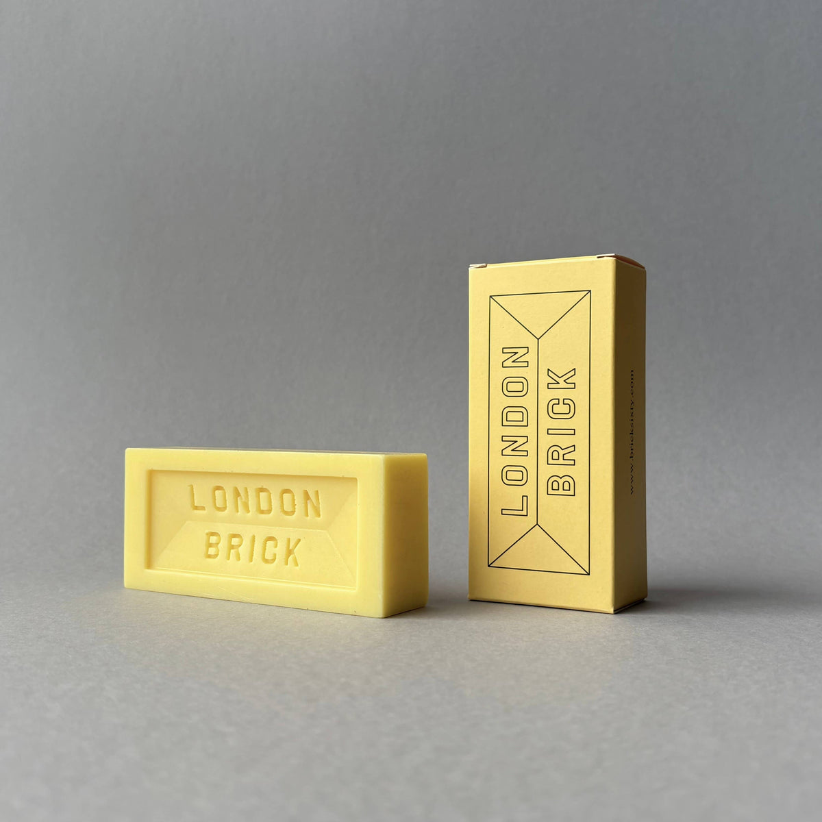 Honey Buff London Brick Soap bar shaped like a classic brick