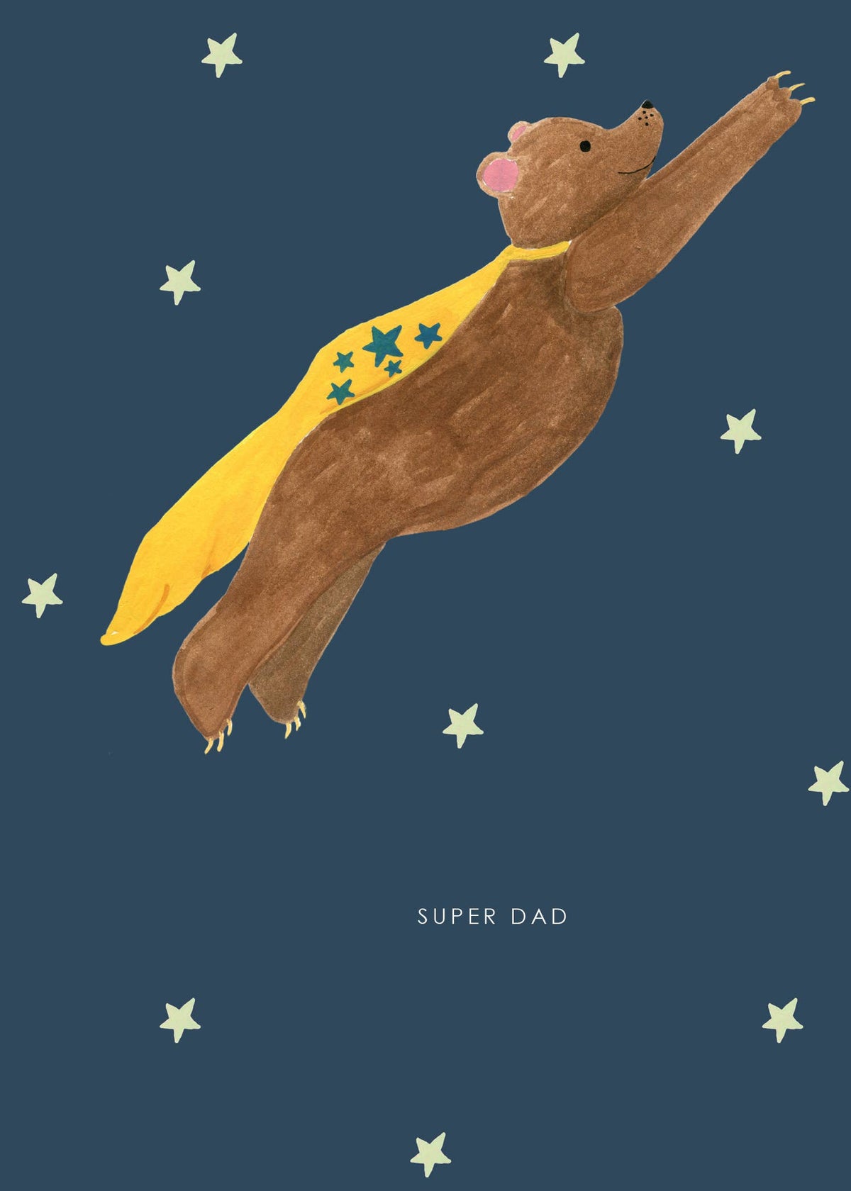 Sustainably sourced Father's Day card with recycled kraft envelope