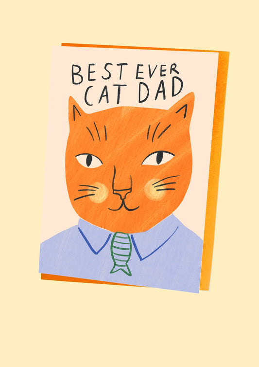Best Cat Dad Card | Kitty Kenda