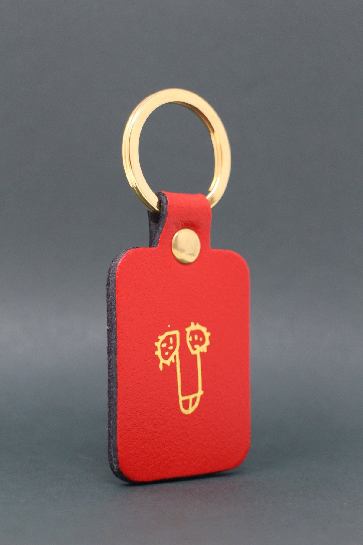 Playful Willy Leather Key Fob | Ark Colour Design