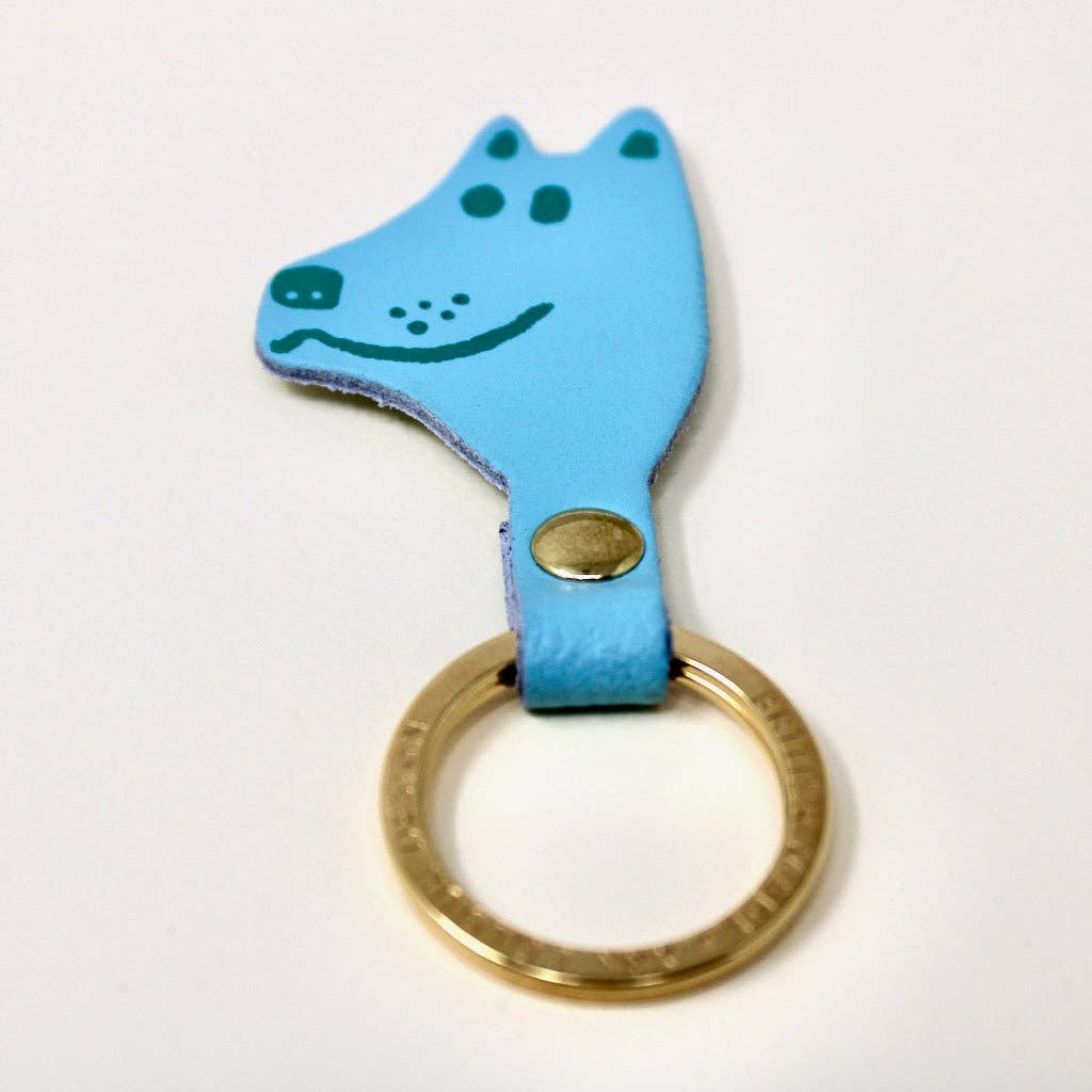 Plastic Free Dog Head Key Fob Packaging